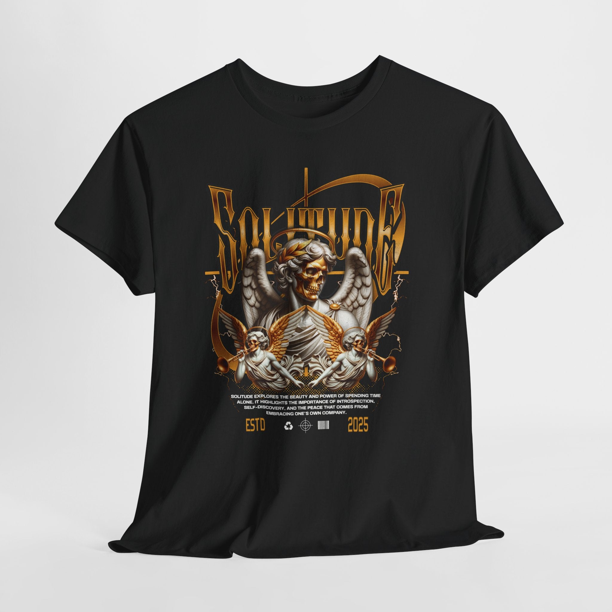"Wings of Sin" - Gothic T-Shirt Design