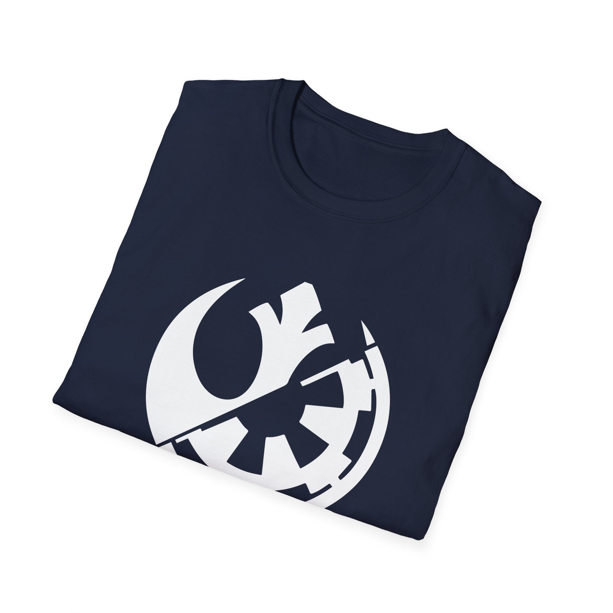 Choose Wisely – Jedi & First Order Split Logo Tee