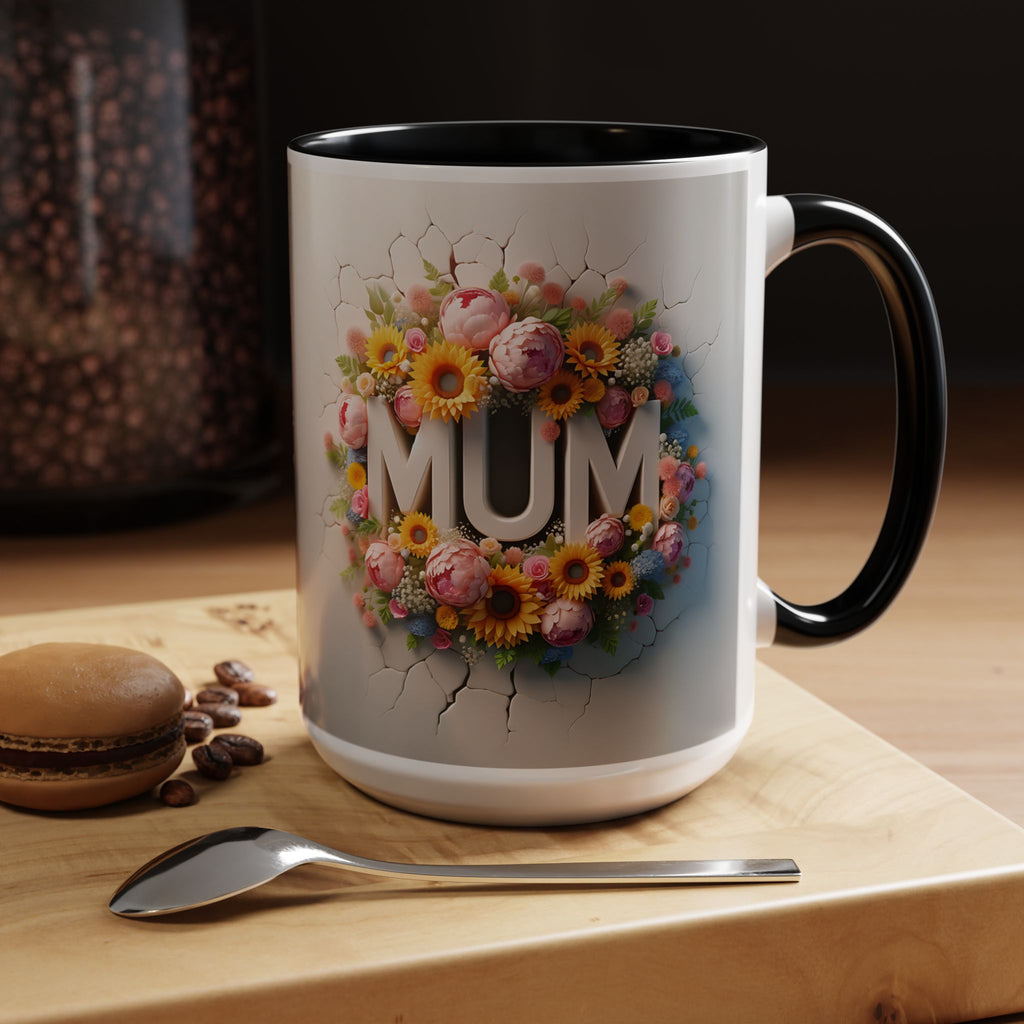 Love Mum Floral Coffee Mug