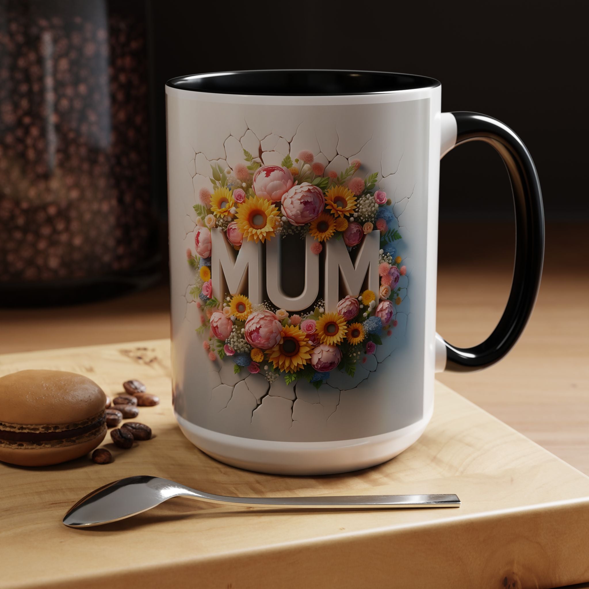 Love Mum Floral Coffee Mug