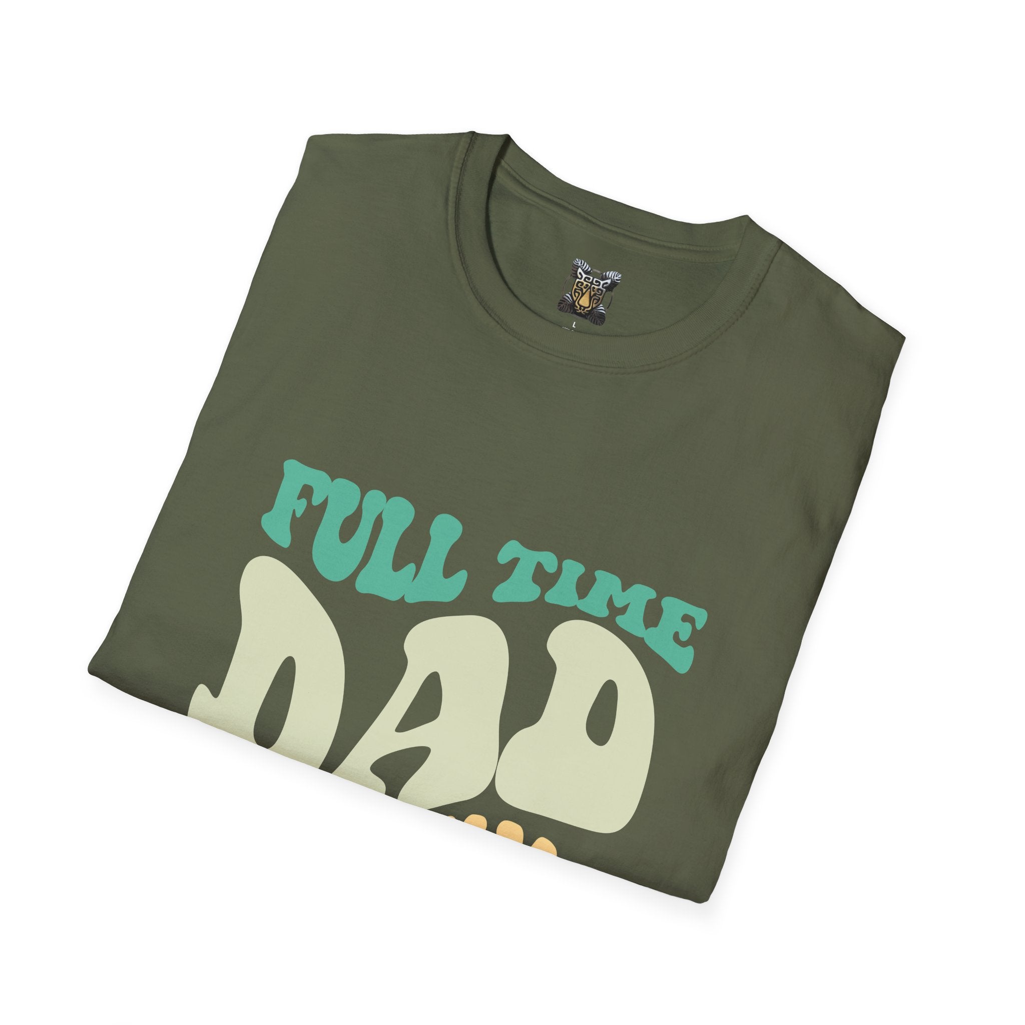 Funny Dad T-Shirt – “Full-Time Dad, Part-Time Psychologist” Gift for Fathers, Parenting Humor, and Family Life