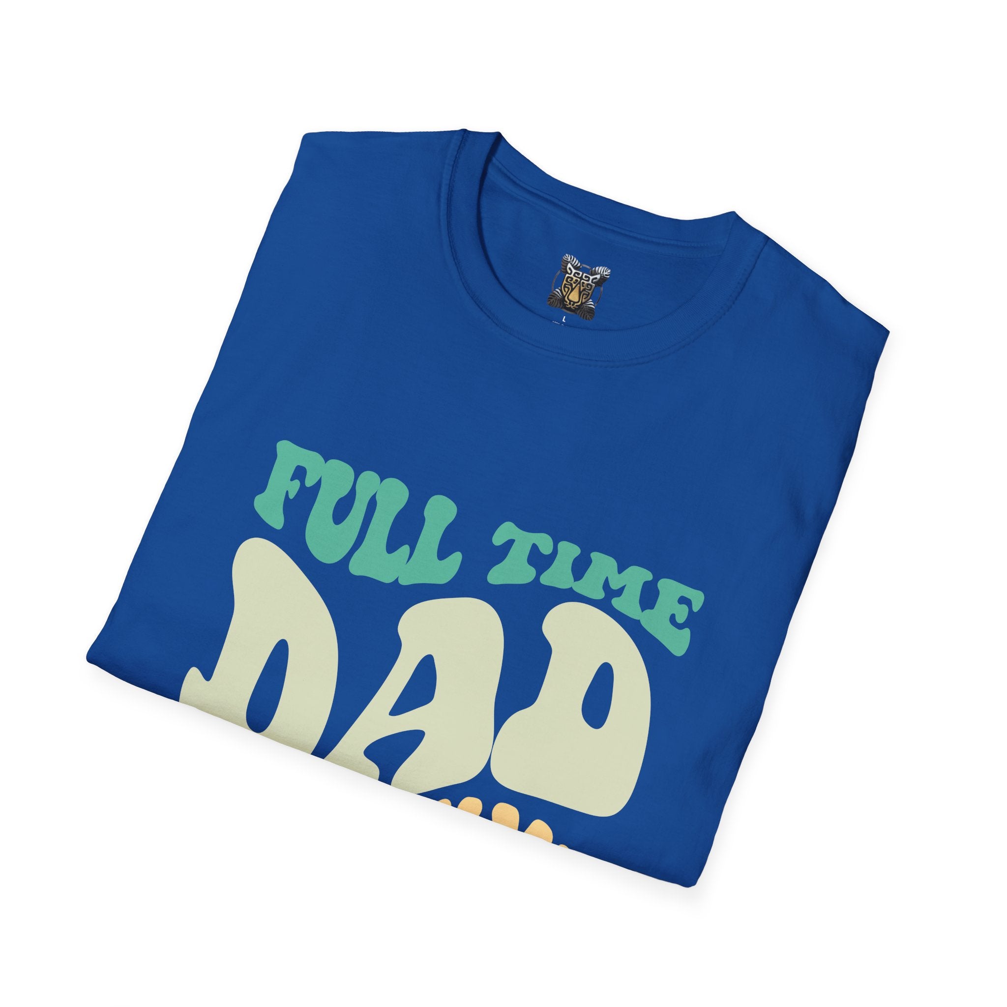 Funny Dad T-Shirt – “Full-Time Dad, Part-Time Pharmacist” Gift for Fathers, Healthcare Workers, and Pharmacy Lovers
