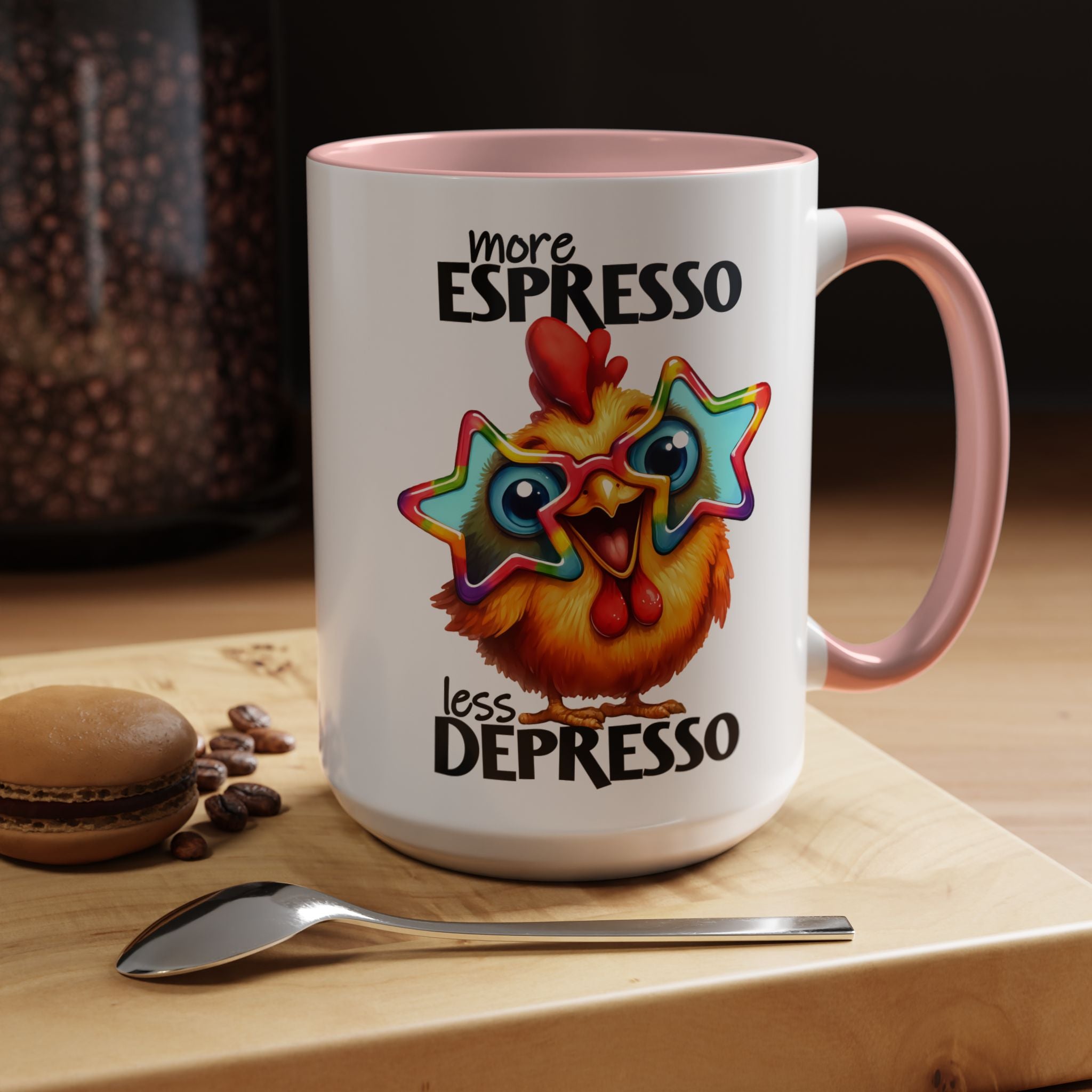 More Espresso, Less Depresso – Mood-Boosting Mug