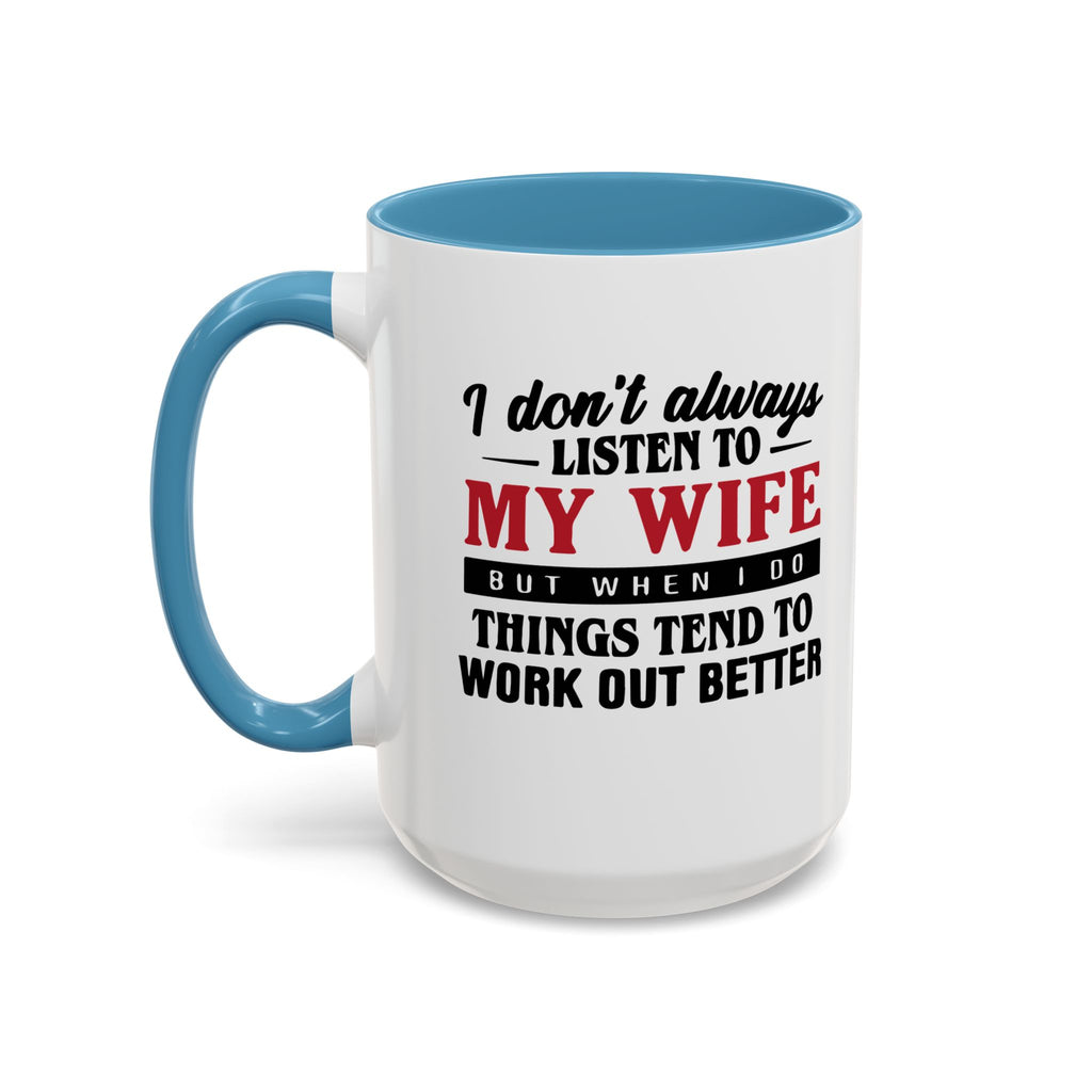 Funny Husband Coffee Mug – 11oz & 15oz Humor Quote, Colorful Interior
