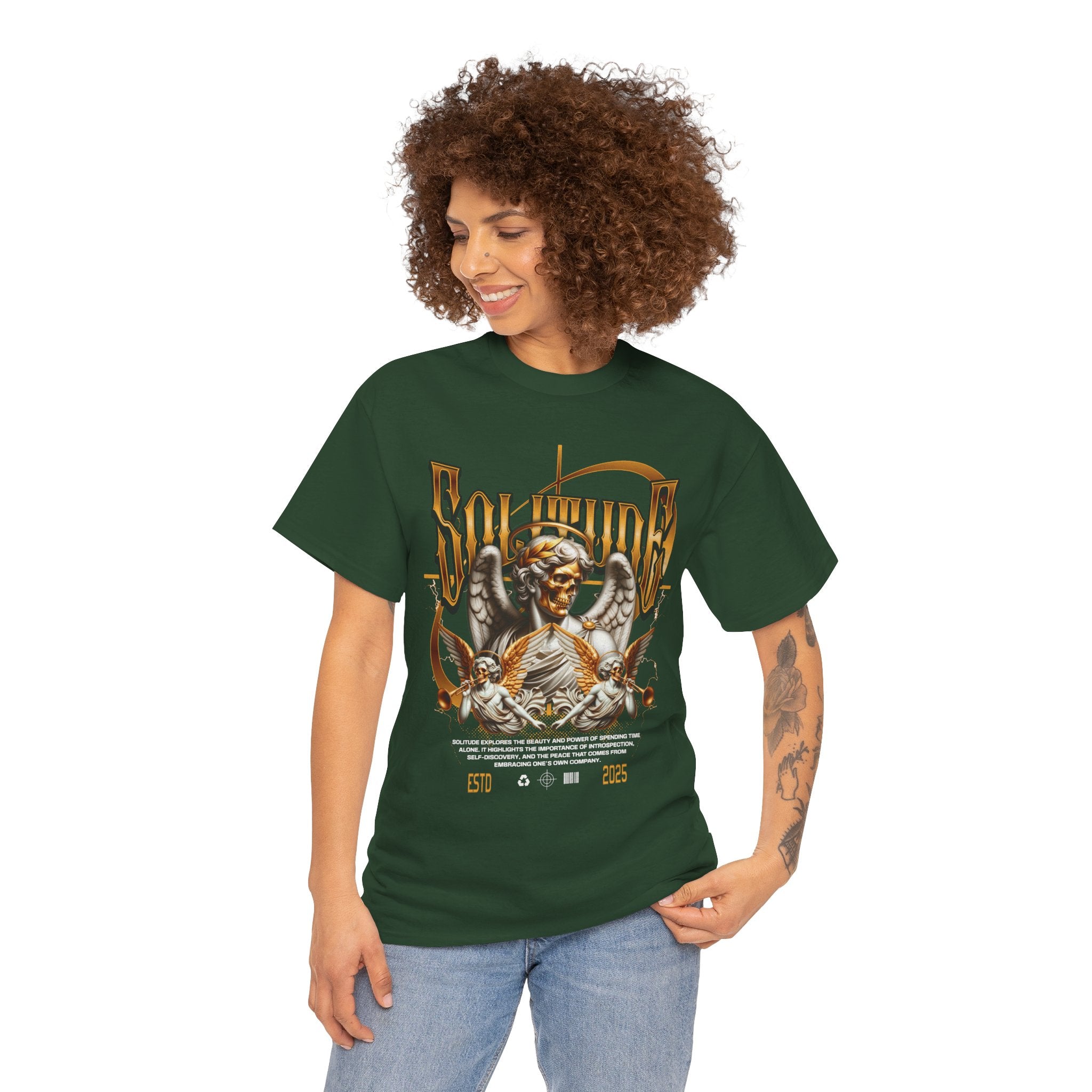 "Wings of Sin" - Gothic T-Shirt Design