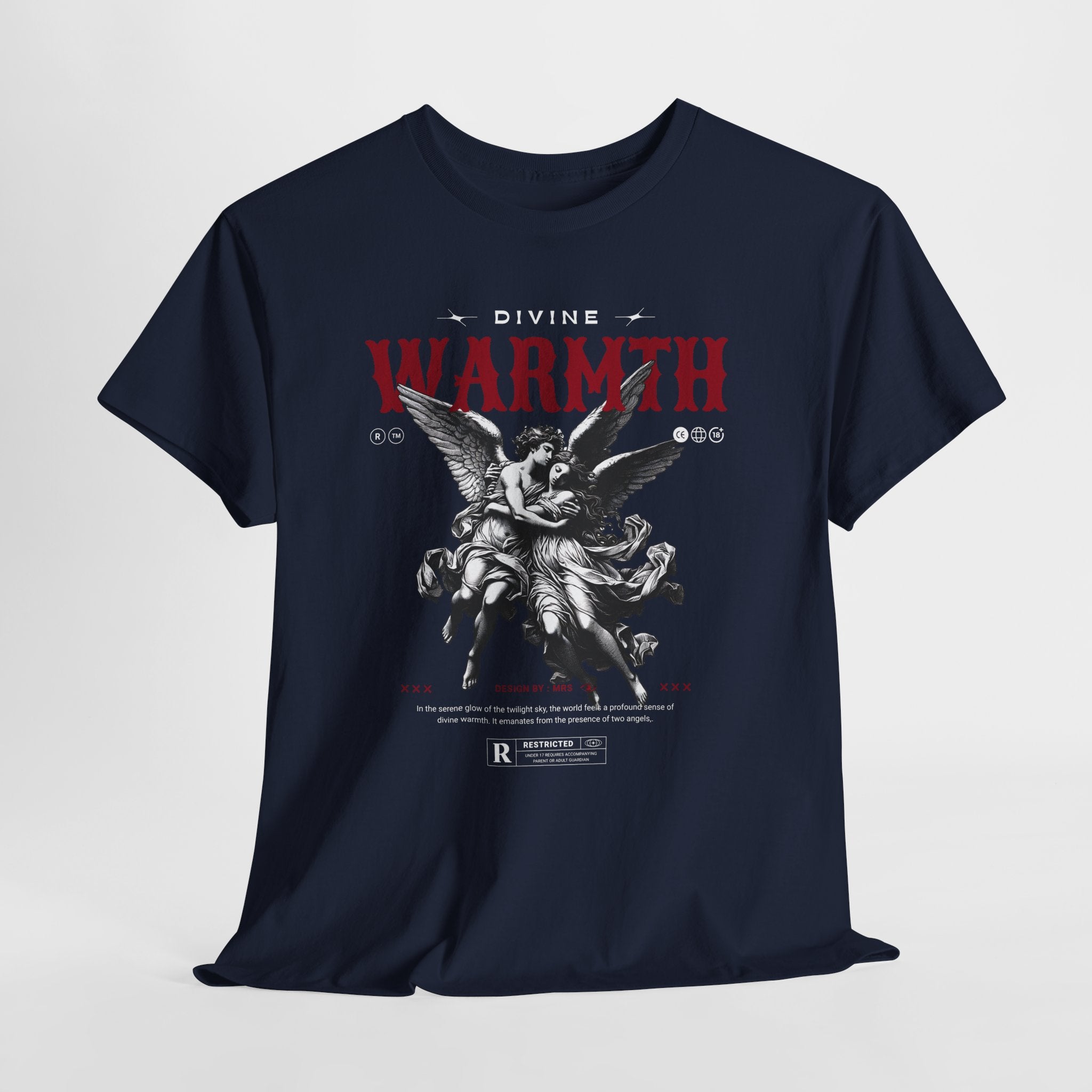Divine Warmth: Angelic Embrace T-Shirt Design