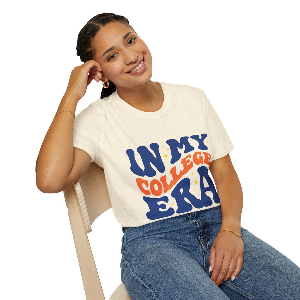 College Student T-Shirt – “In My College Era” Fun Campus Life Tee for Students, Grads, and School Spirit