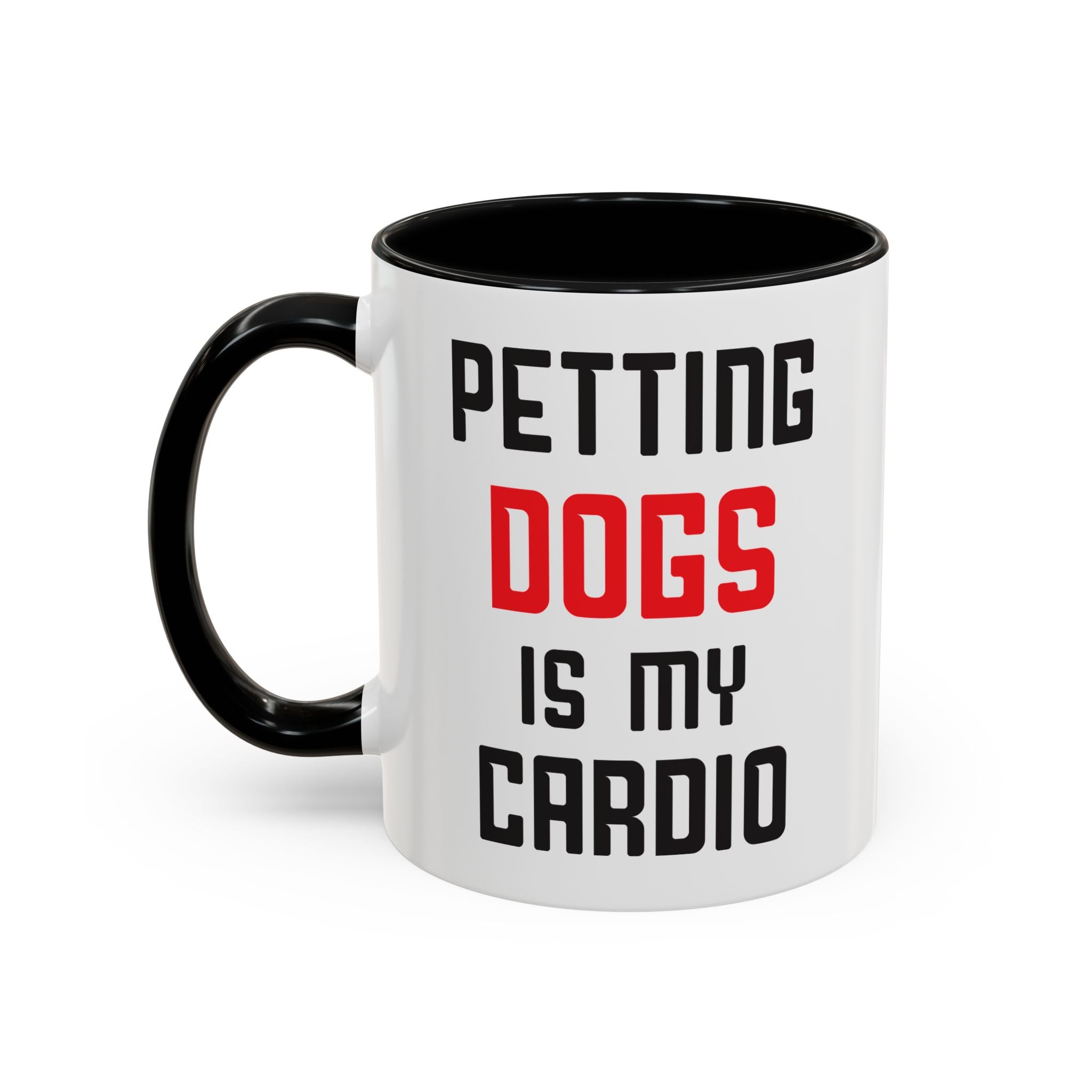 Dog Lover Coffee Mug – 11oz & 15oz Funny Pet Quote, Colorful Interior