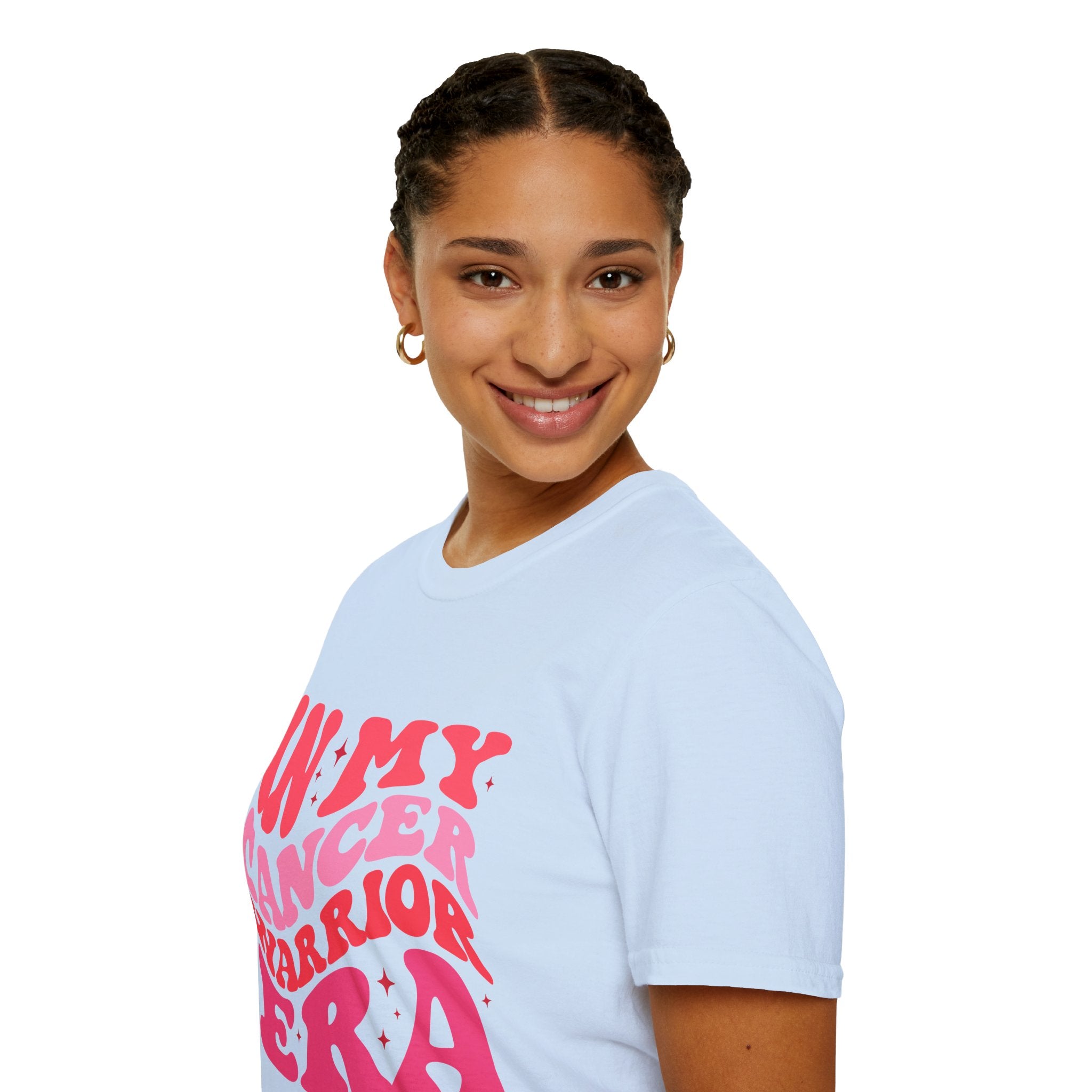 Inspirational T-Shirt – “In My Cancer Warrior Era” Support Tee for Cancer Survivors, Fighters, and Awareness Events