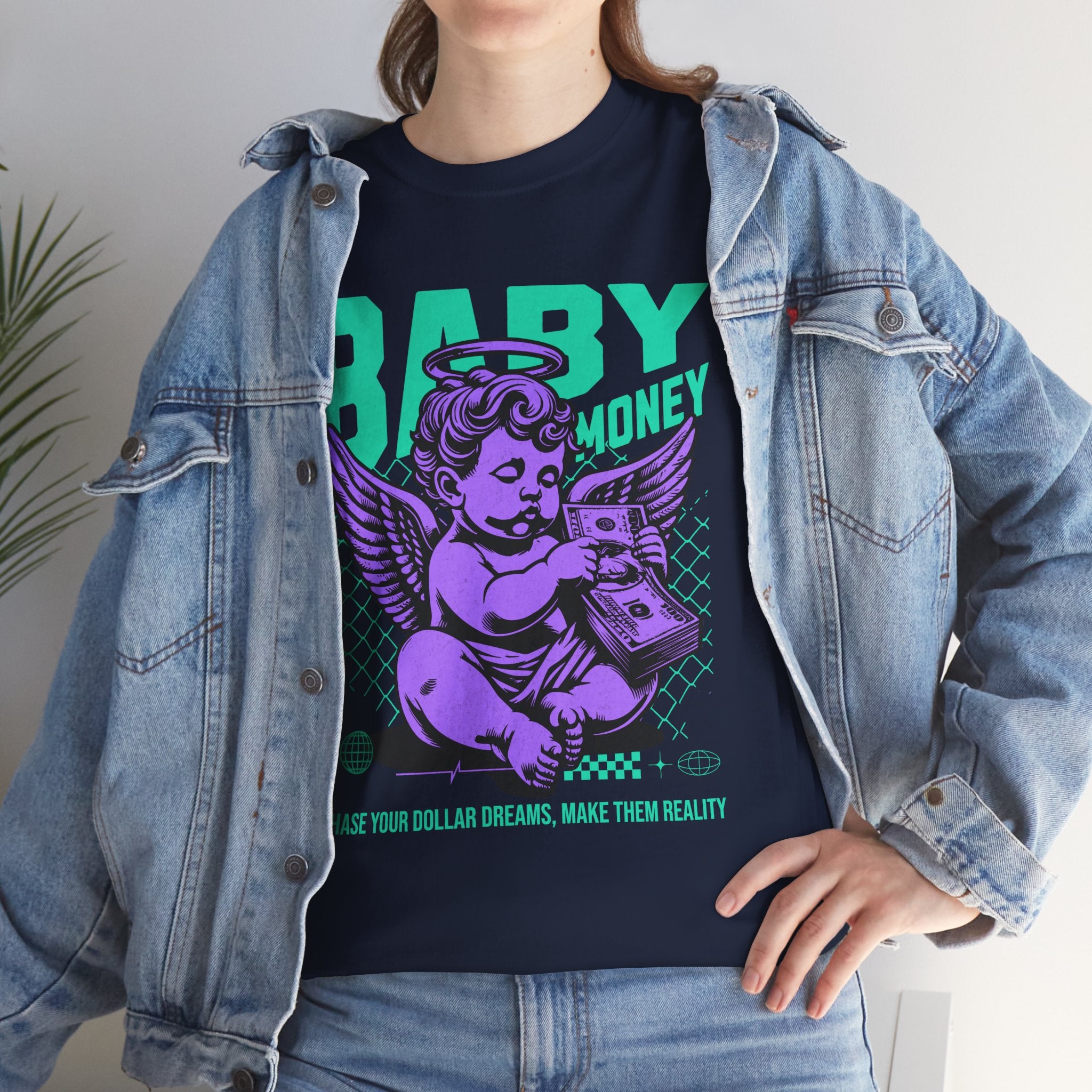 Baby Money: Chase Your Dollar Dreams Streetwear Graphic