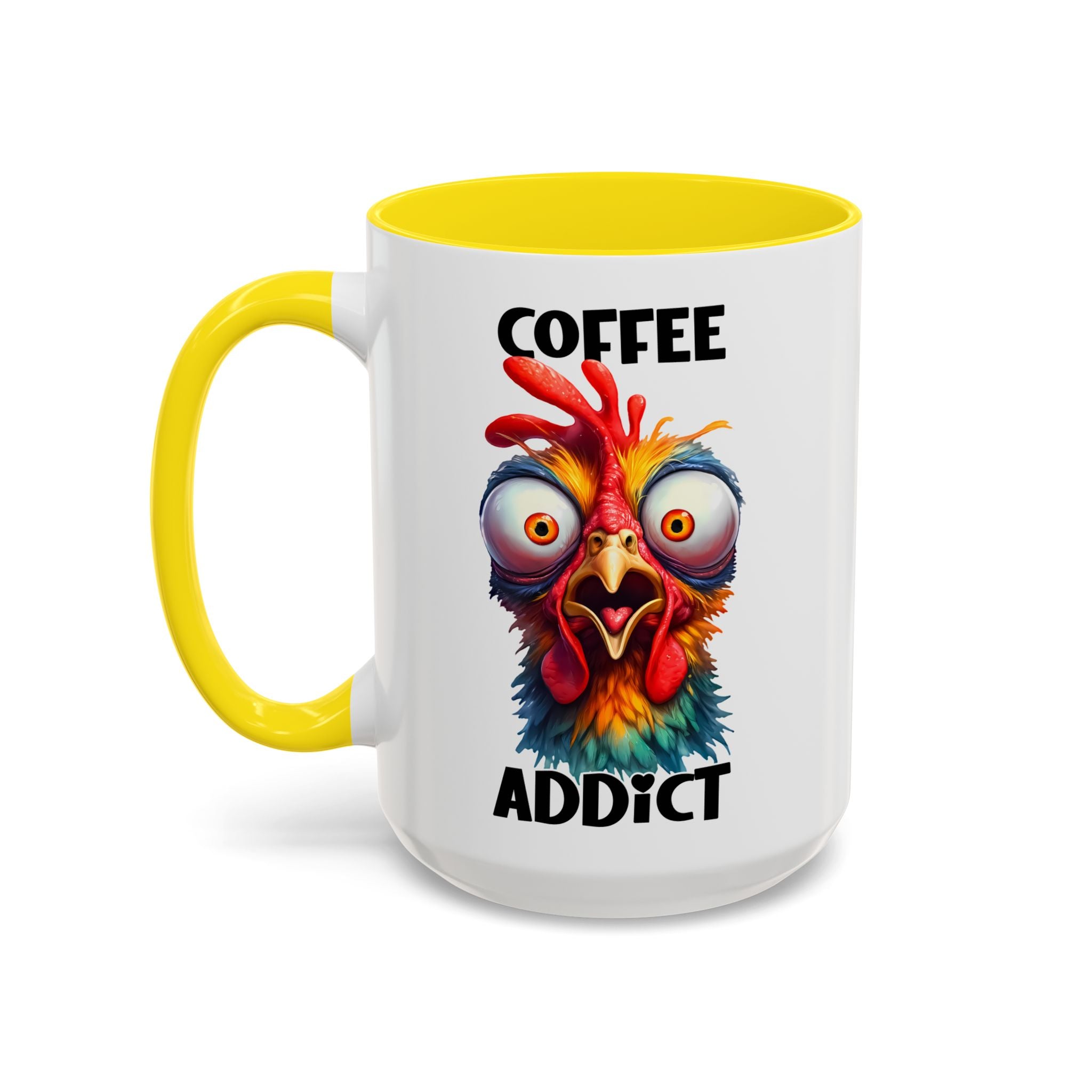 Coffee Addict – Perplexed Chicken Mug