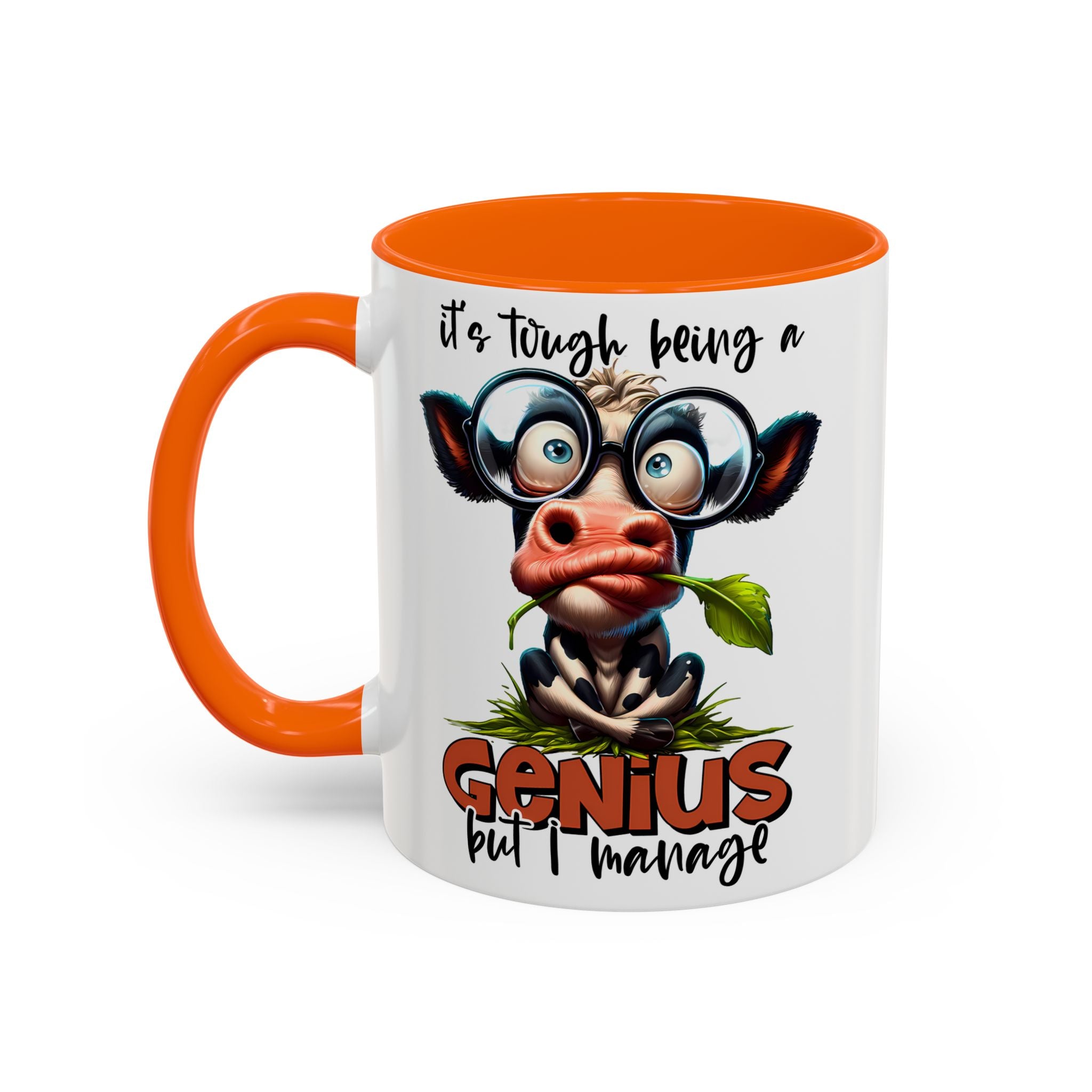 Moo-dest Genius Coffee Mug