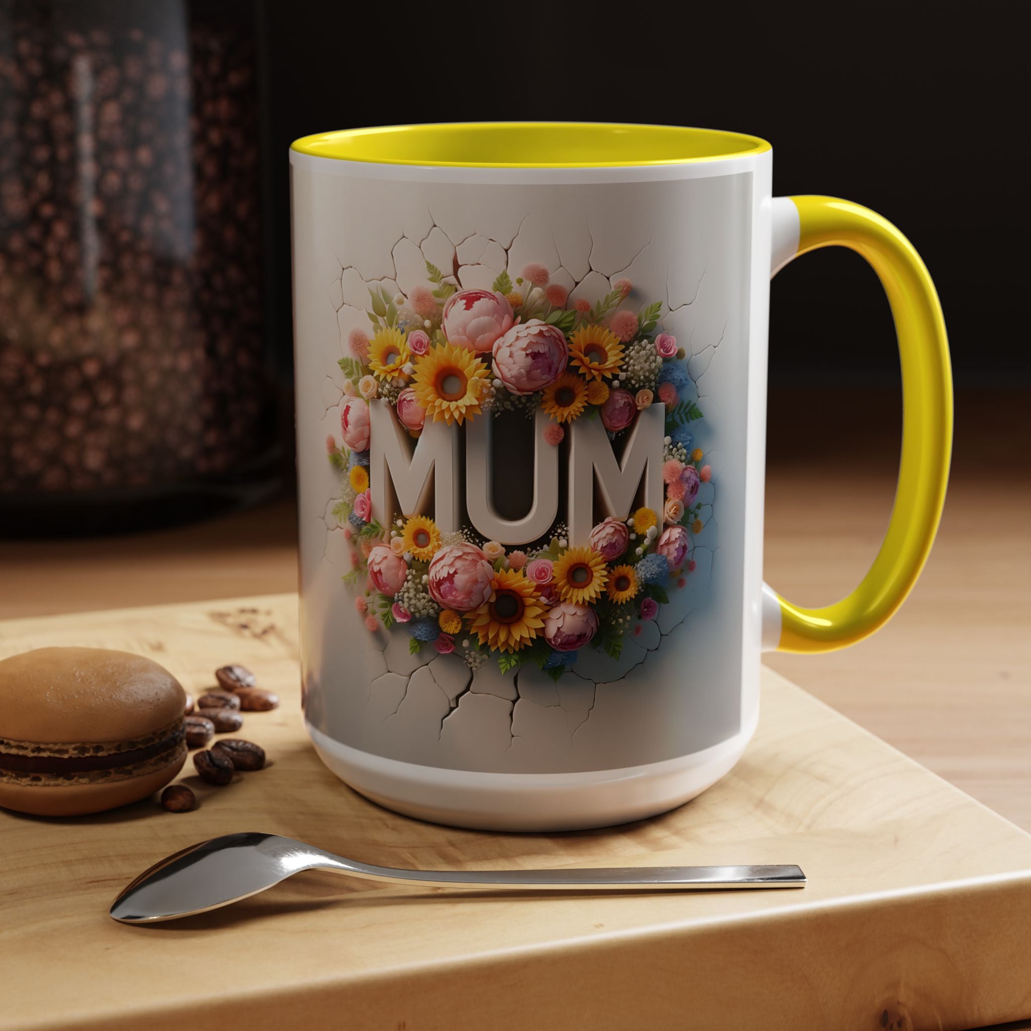 Love Mum Floral Coffee Mug