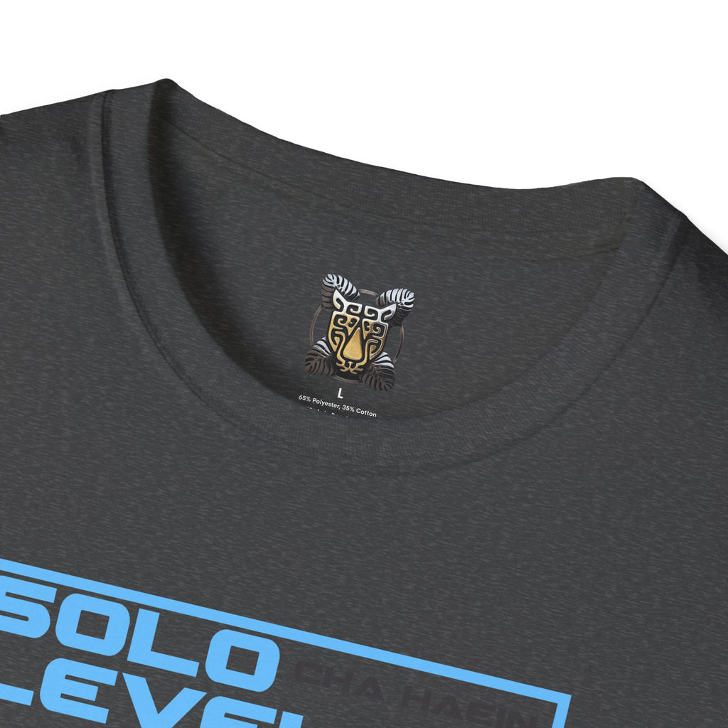 Solo Leveling Cha Hae-In Anime T-Shirt – Black Graphic Tee for Fans