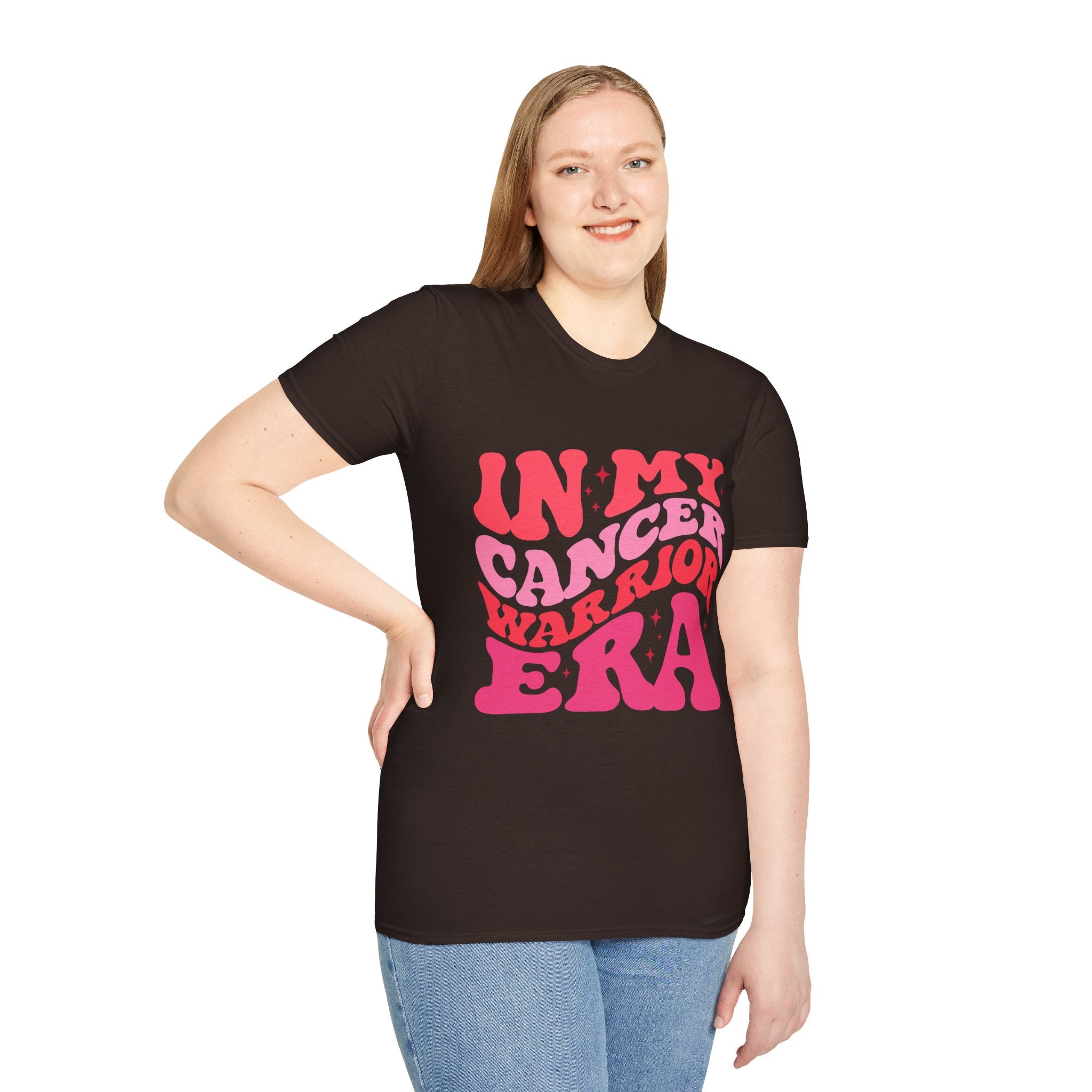 Inspirational T-Shirt – “In My Cancer Warrior Era” Support Tee for Cancer Survivors, Fighters, and Awareness Events