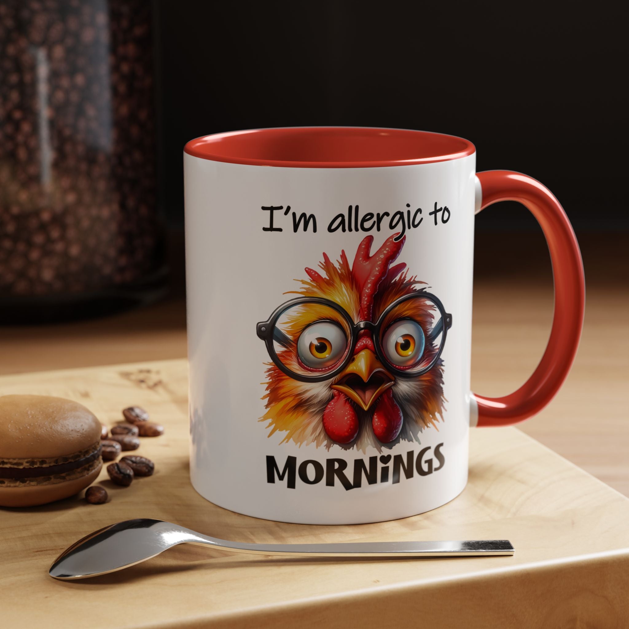 I’m Allergic to Mornings – Sleepy Humor Mug