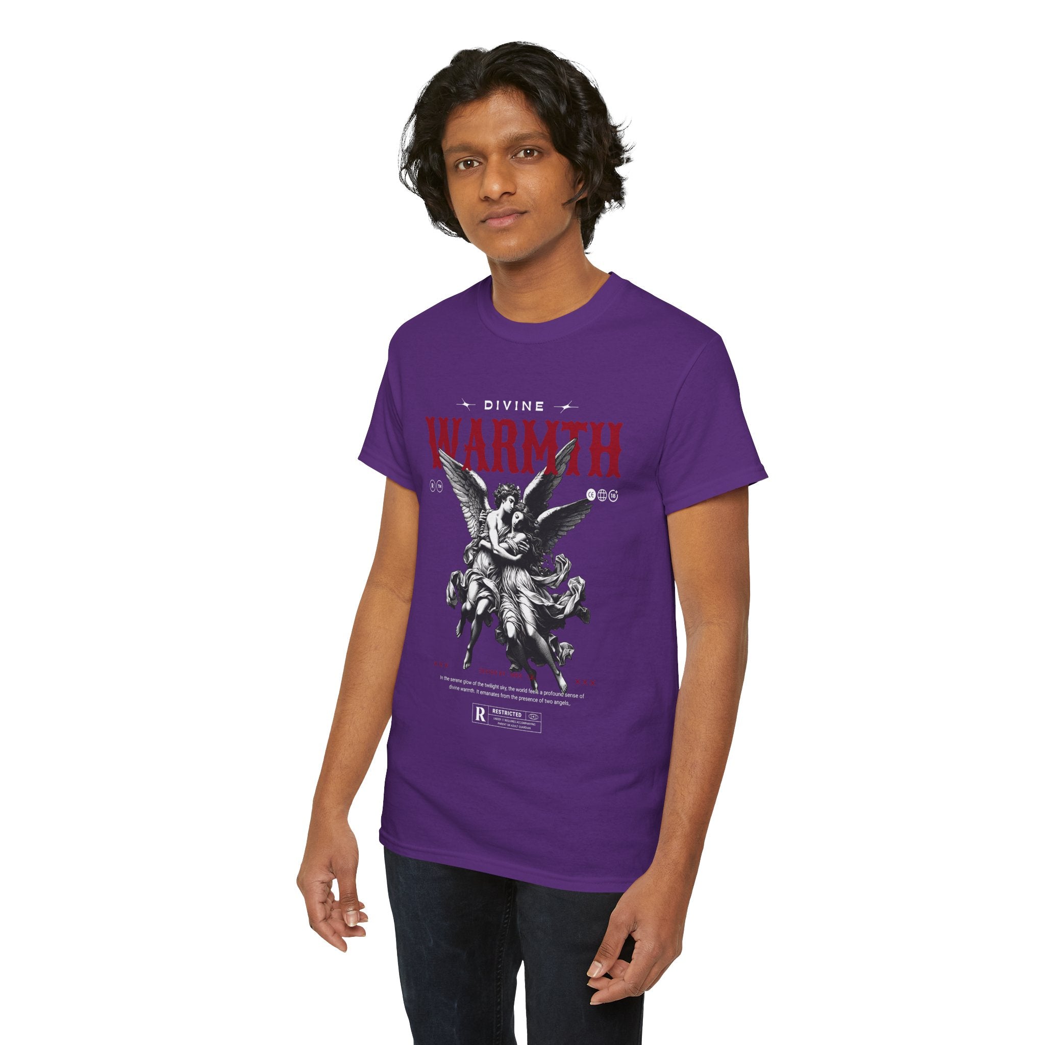 Divine Warmth: Angelic Embrace T-Shirt Design