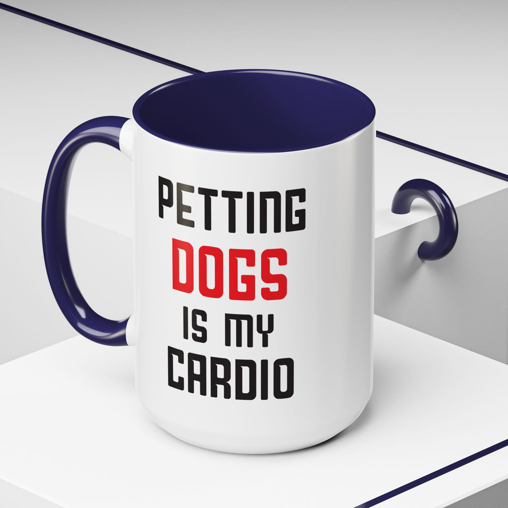 Dog Lover Coffee Mug – 11oz & 15oz Funny Pet Quote, Colorful Interior