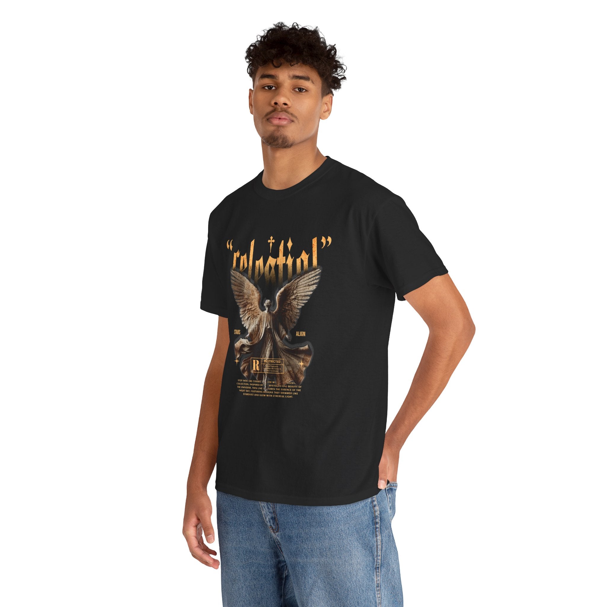 "Celestial Angel" - Divine Art & Streetwear Design