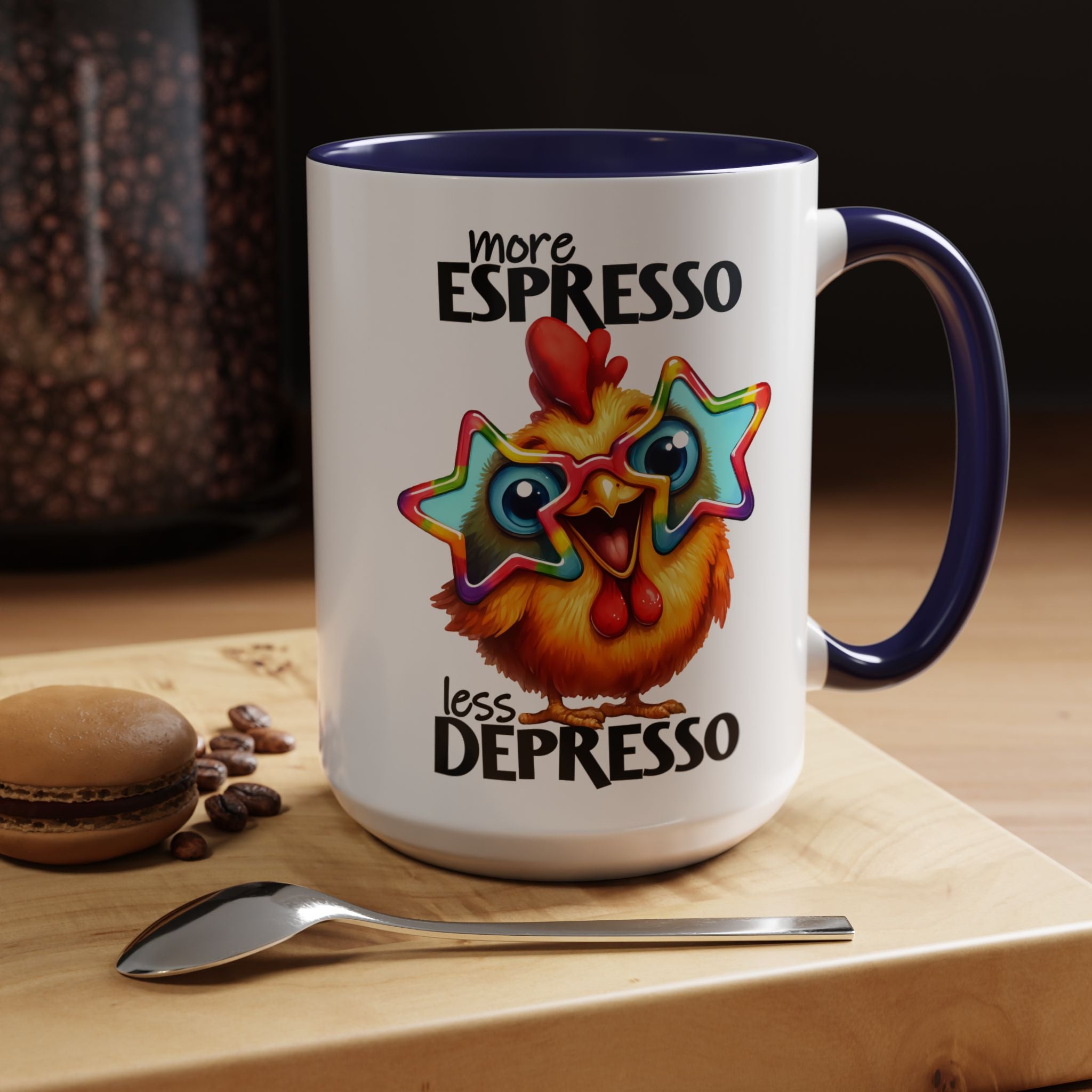 More Espresso, Less Depresso – Mood-Boosting Mug