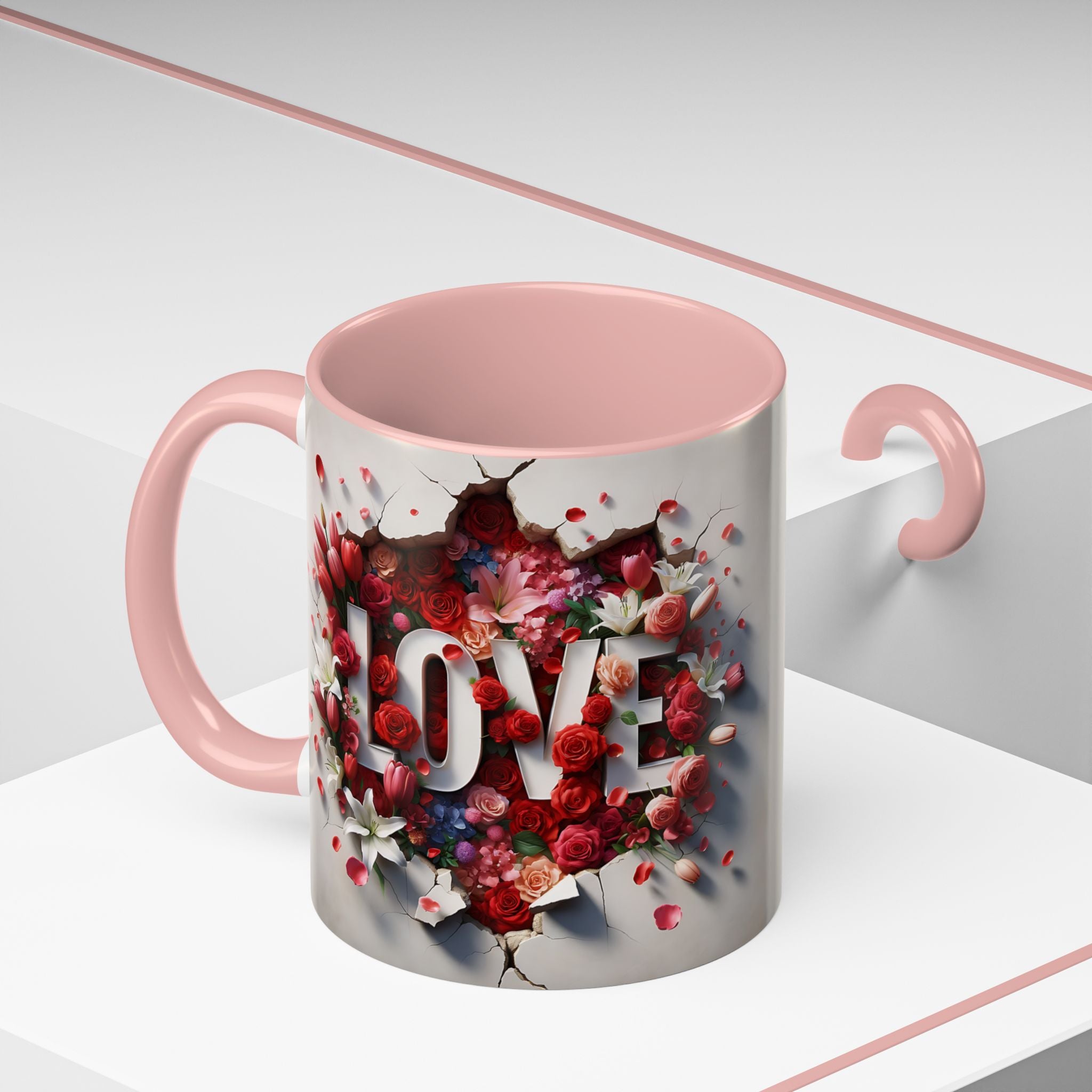 Love Mum Floral Coffee Mug