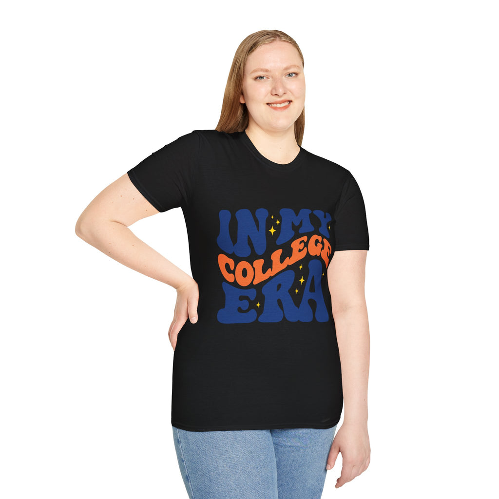 College Student T-Shirt – “In My College Era” Fun Campus Life Tee for Students, Grads, and School Spirit