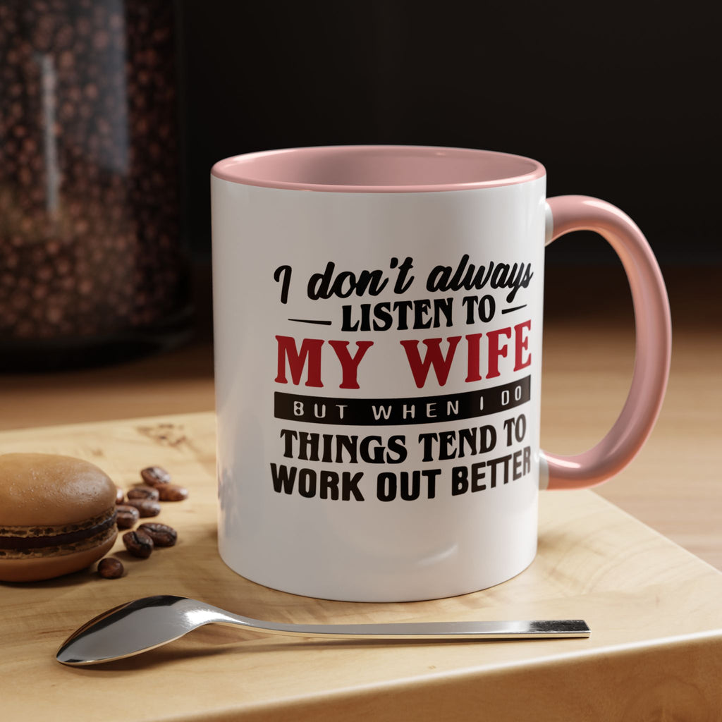 Funny Husband Coffee Mug – 11oz & 15oz Humor Quote, Colorful Interior