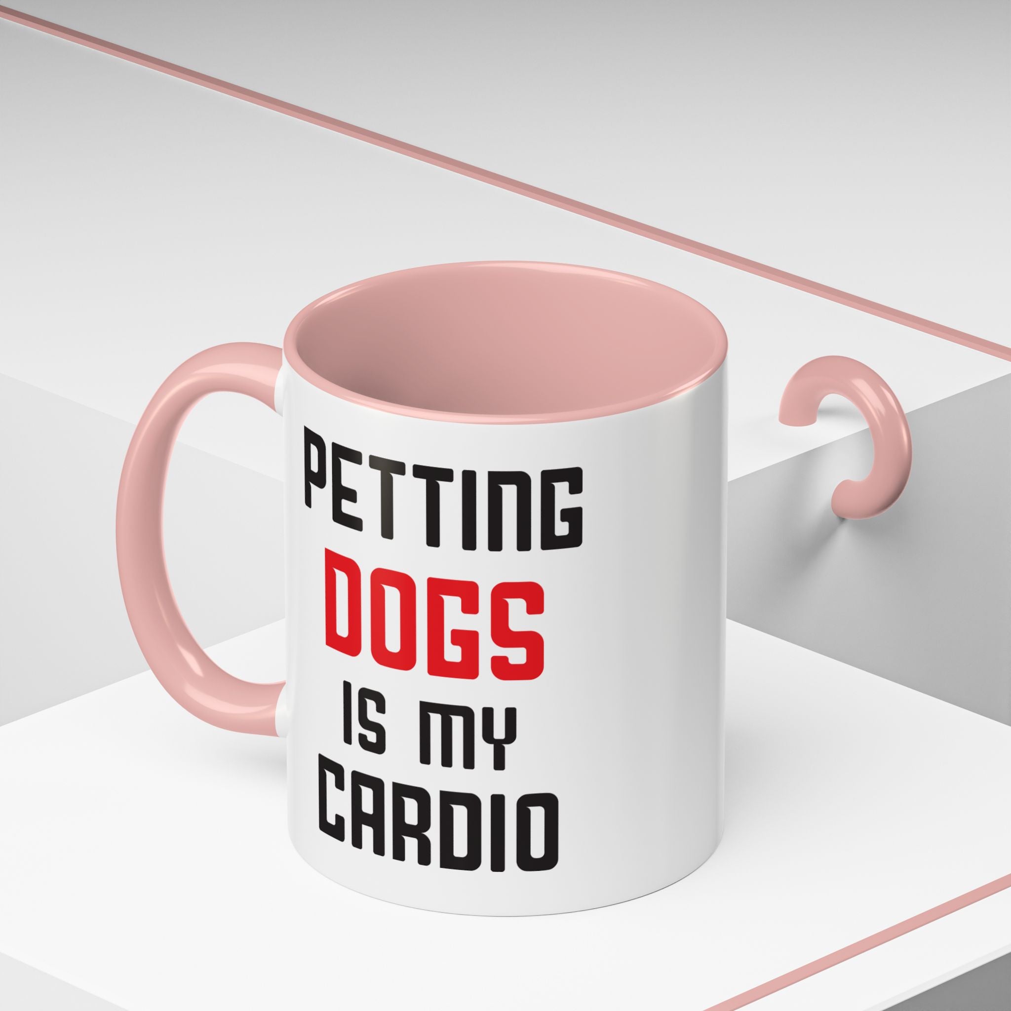 Dog Lover Coffee Mug – 11oz & 15oz Funny Pet Quote, Colorful Interior