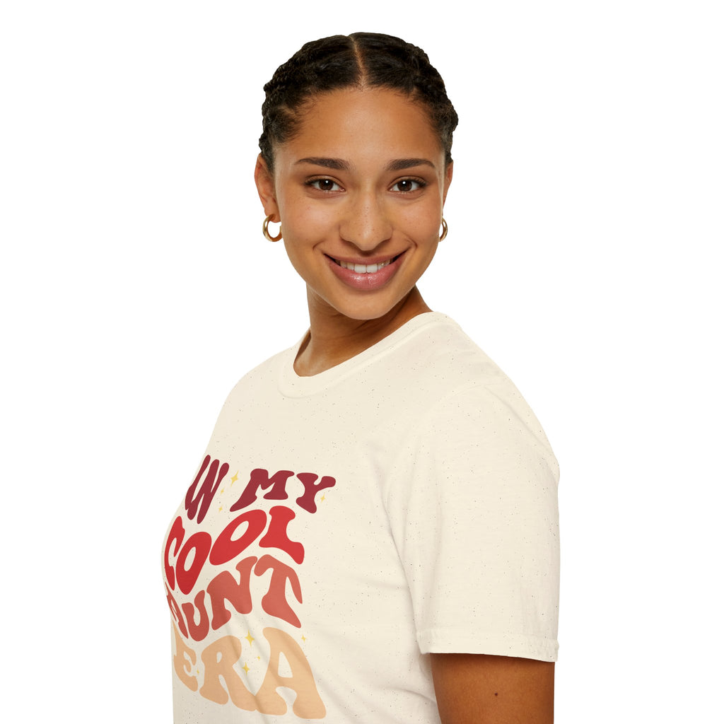 Cool Aunt T-Shirt – “In My Cool Aunt Era” Fun Auntie Gift Tee for Birthdays, Family Gatherings, and Everyday Wear