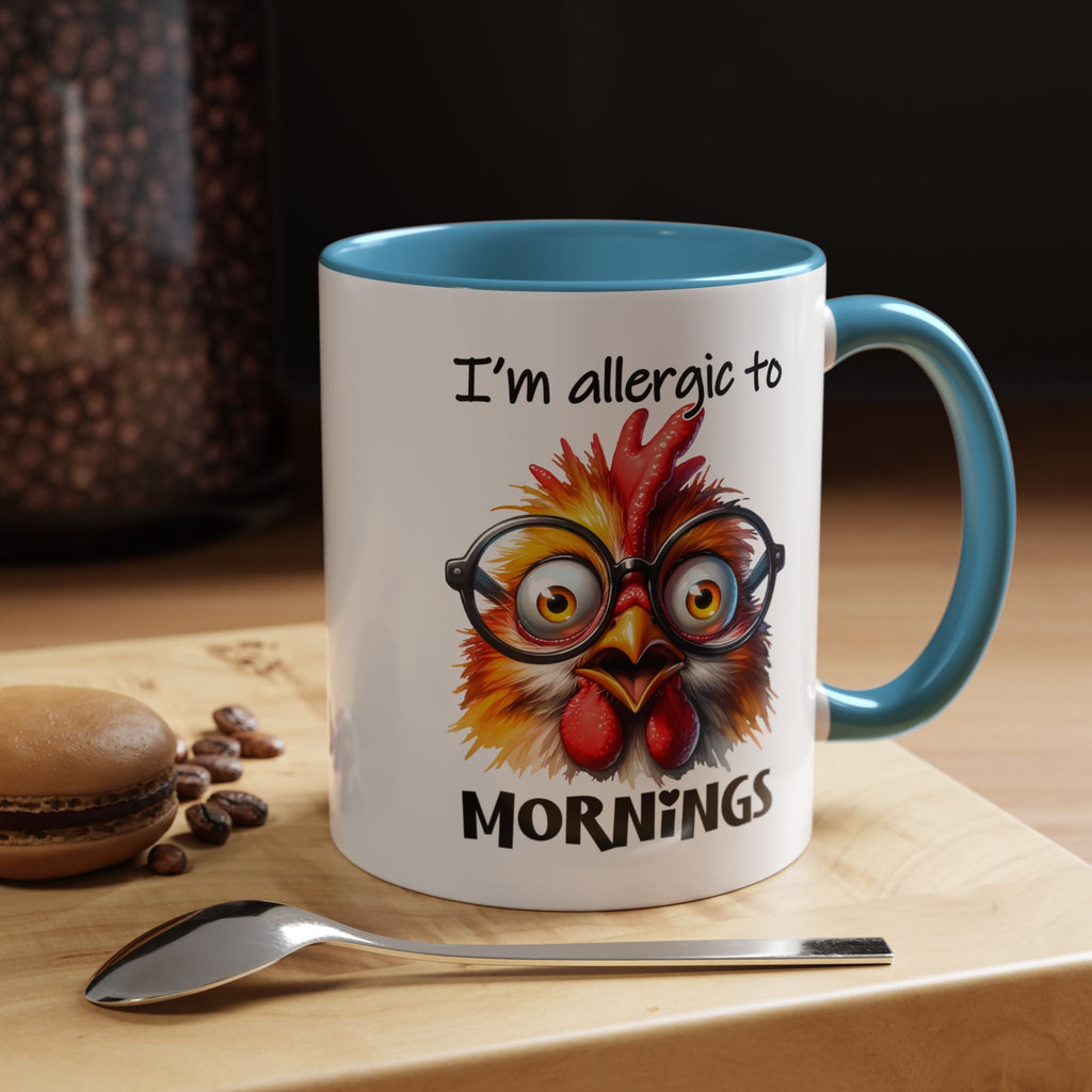 I’m Allergic to Mornings – Sleepy Humor Mug