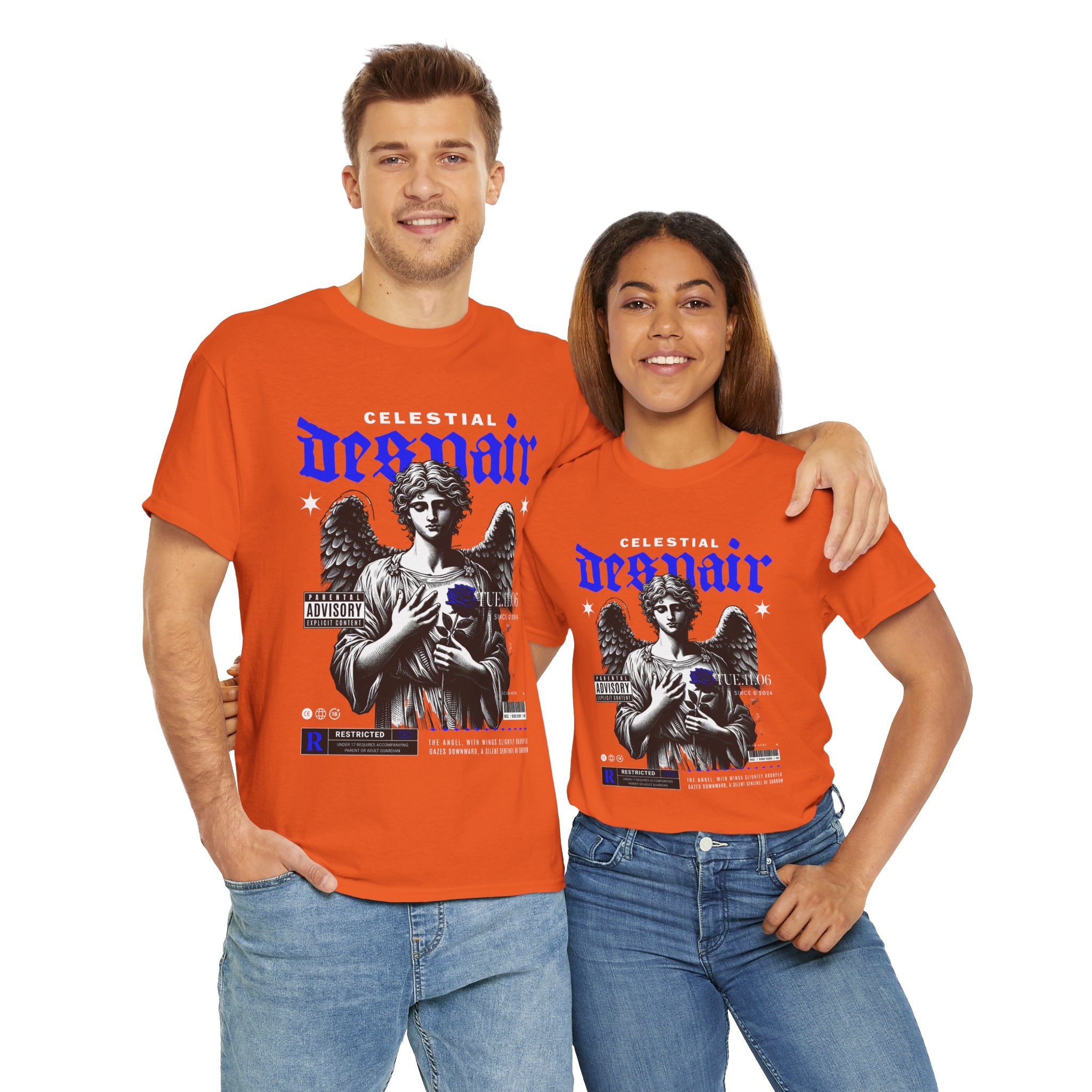 Celestial Despair Graphic T-Shirt Design