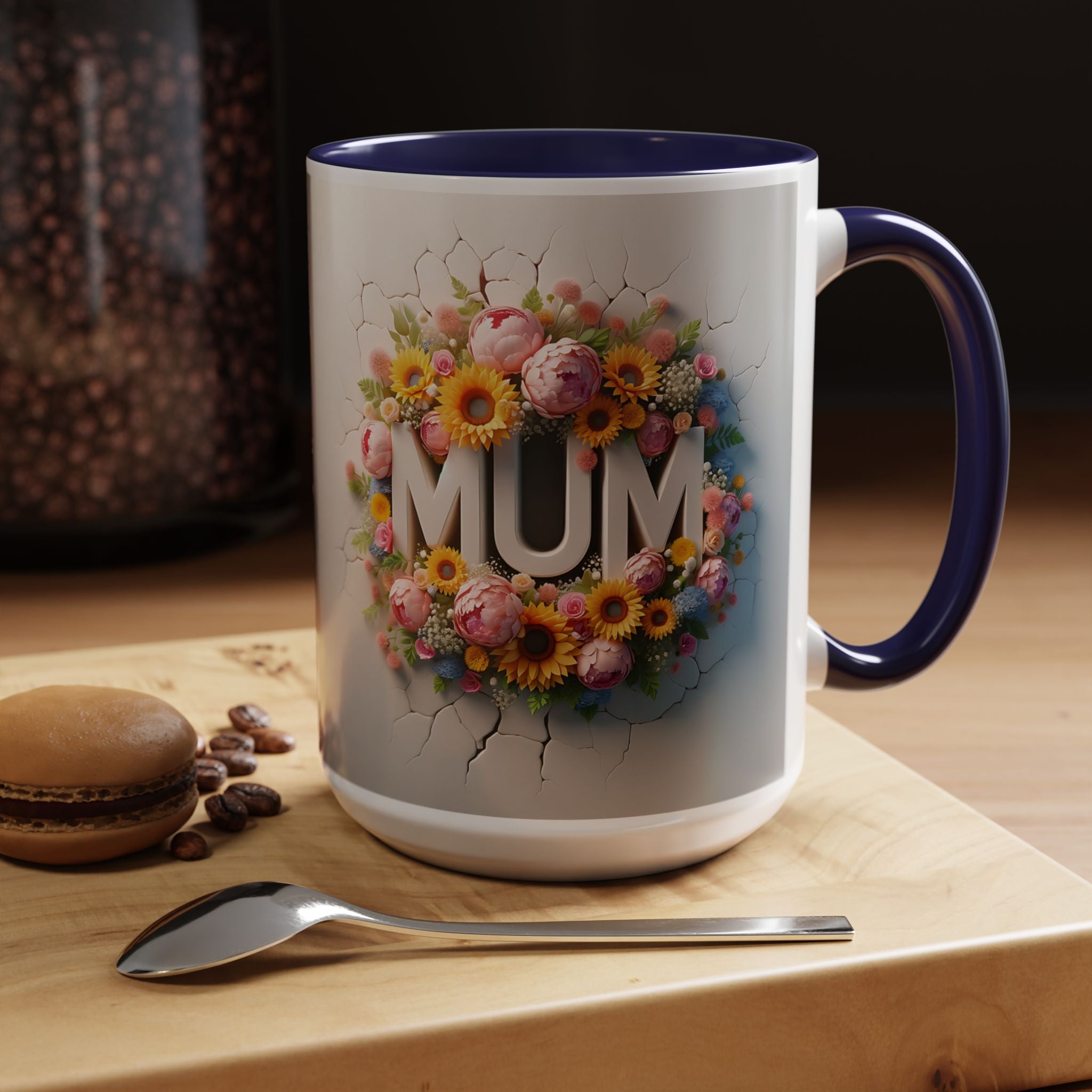 Love Mum Floral Coffee Mug