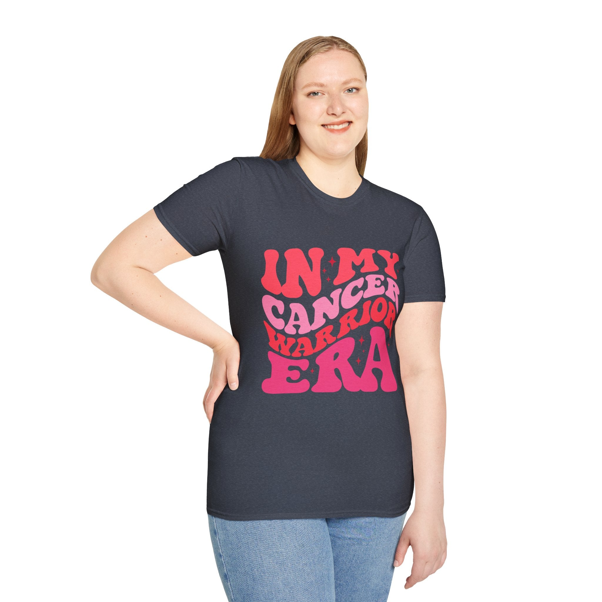 Inspirational T-Shirt – “In My Cancer Warrior Era” Support Tee for Cancer Survivors, Fighters, and Awareness Events
