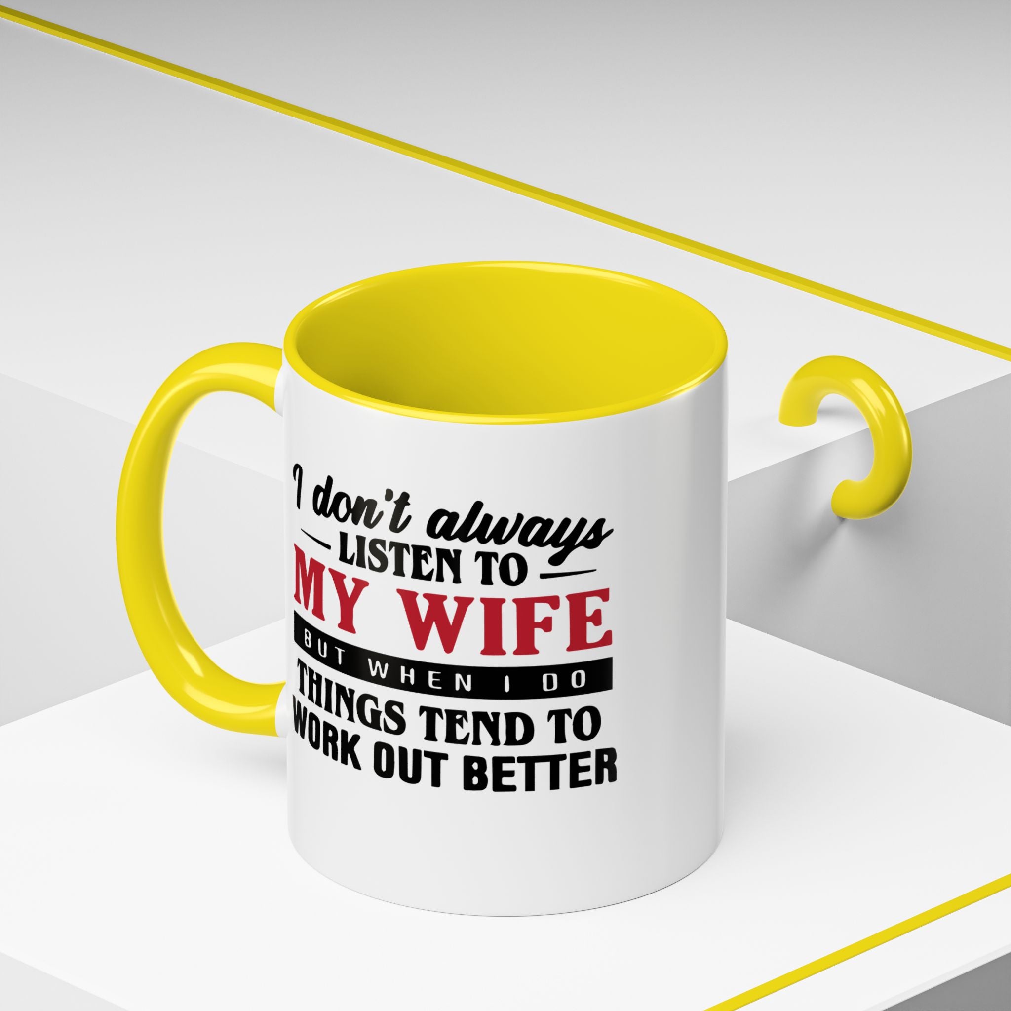 Funny Husband Coffee Mug – 11oz & 15oz Humor Quote, Colorful Interior