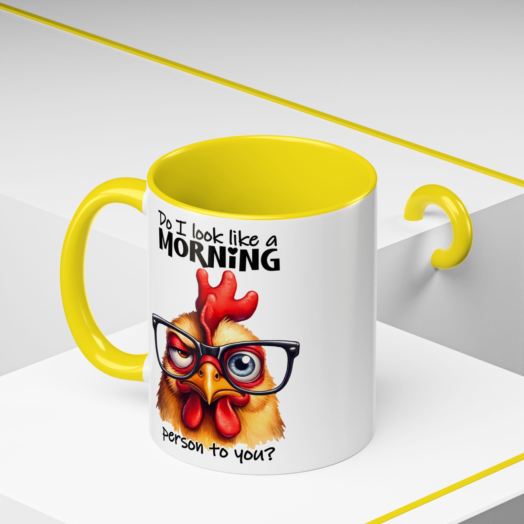 Do I Look Like a Morning Person? – Serious Chicken Mug
