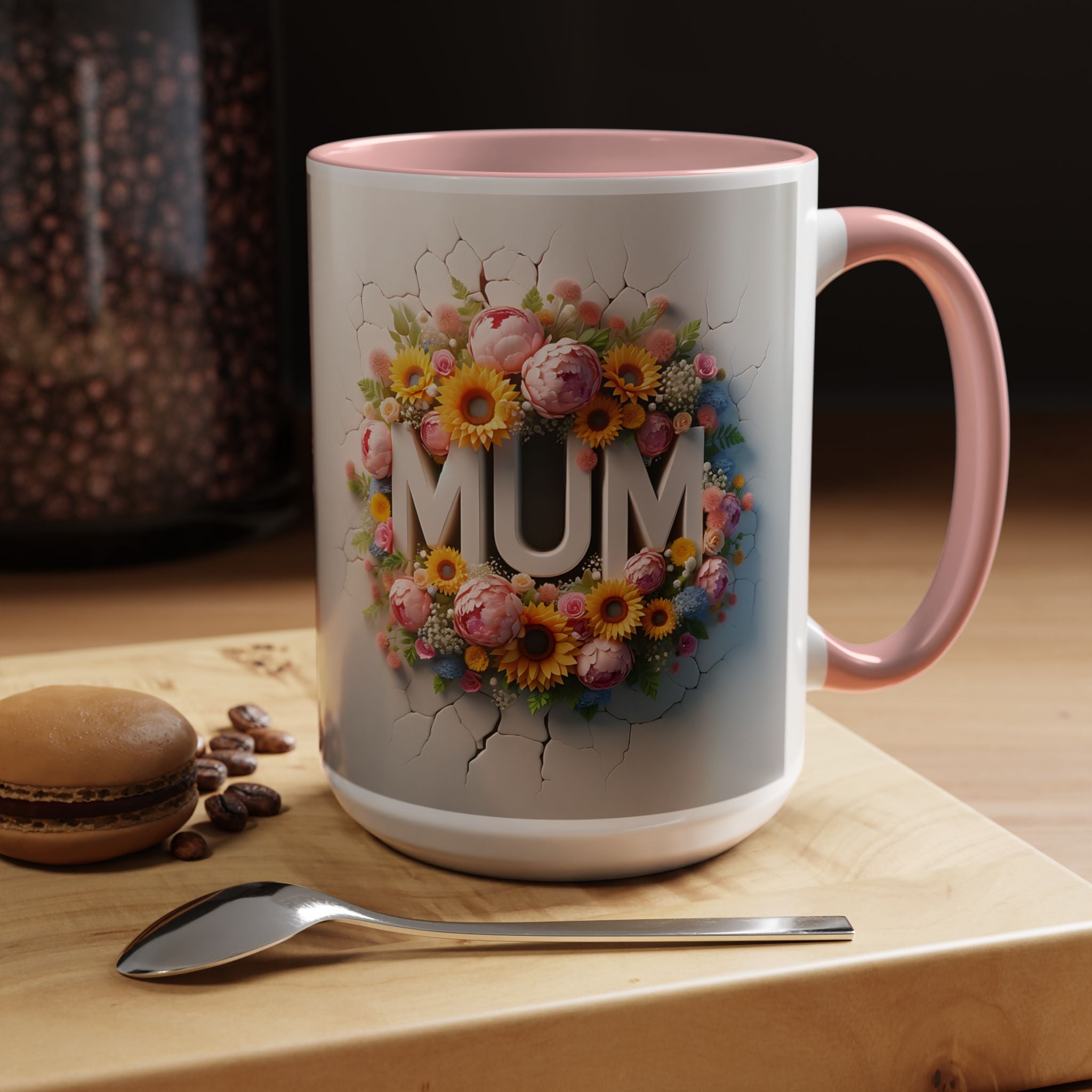Love Mum Floral Coffee Mug