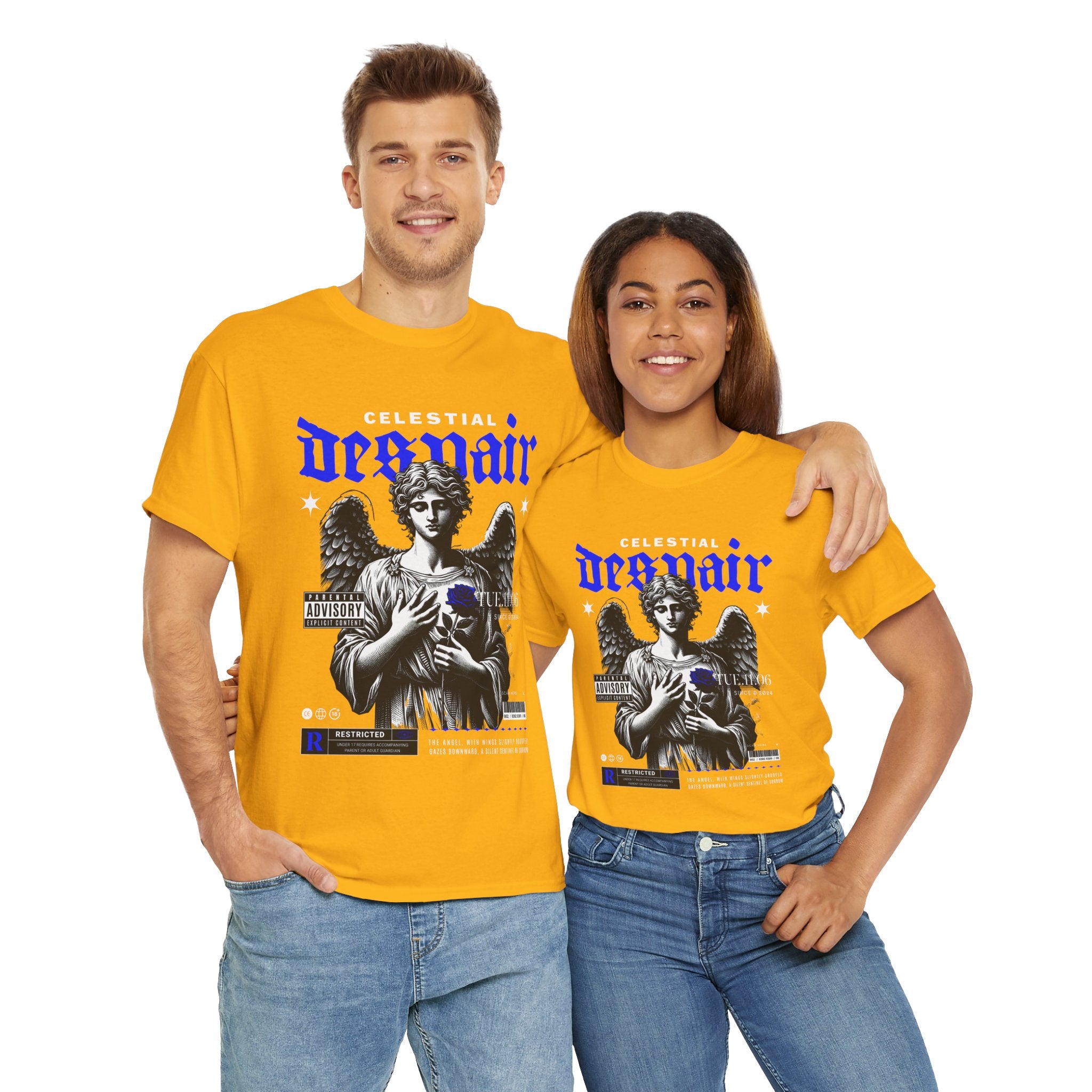 Celestial Despair Graphic T-Shirt Design