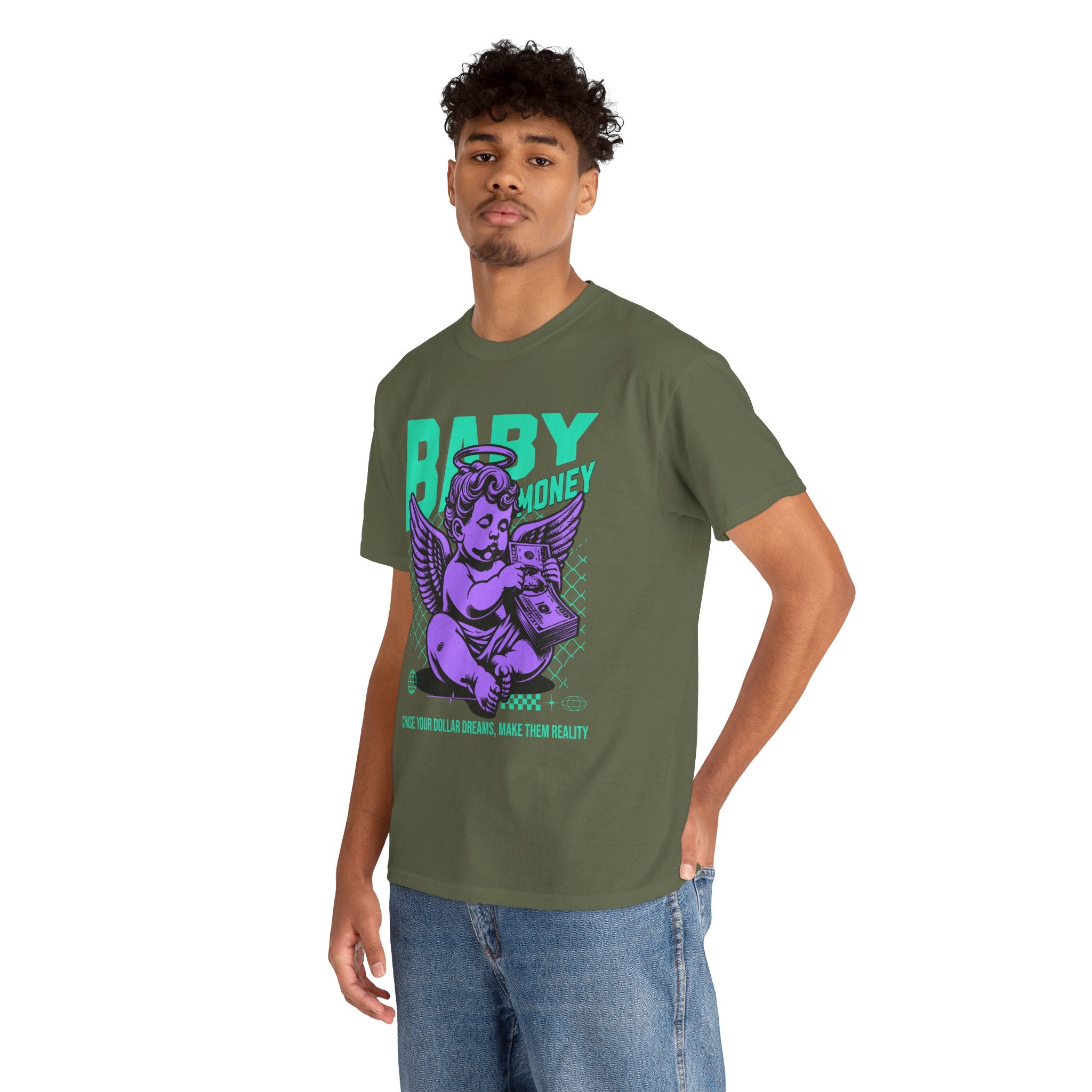 Baby Money: Chase Your Dollar Dreams Streetwear Graphic