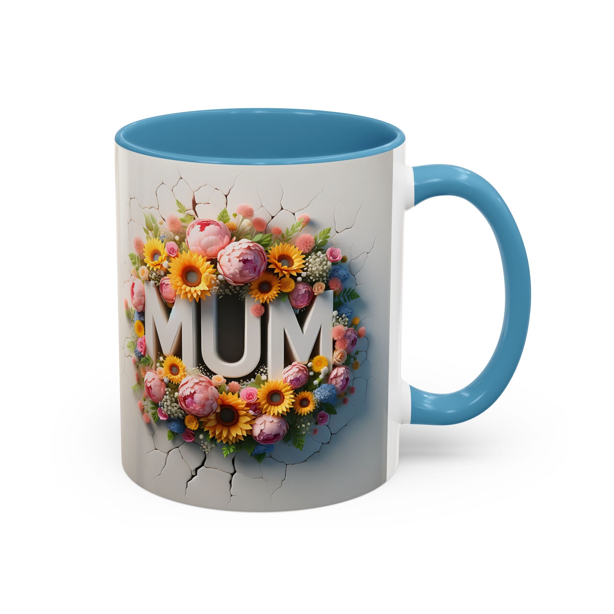 Love Mum Floral Coffee Mug
