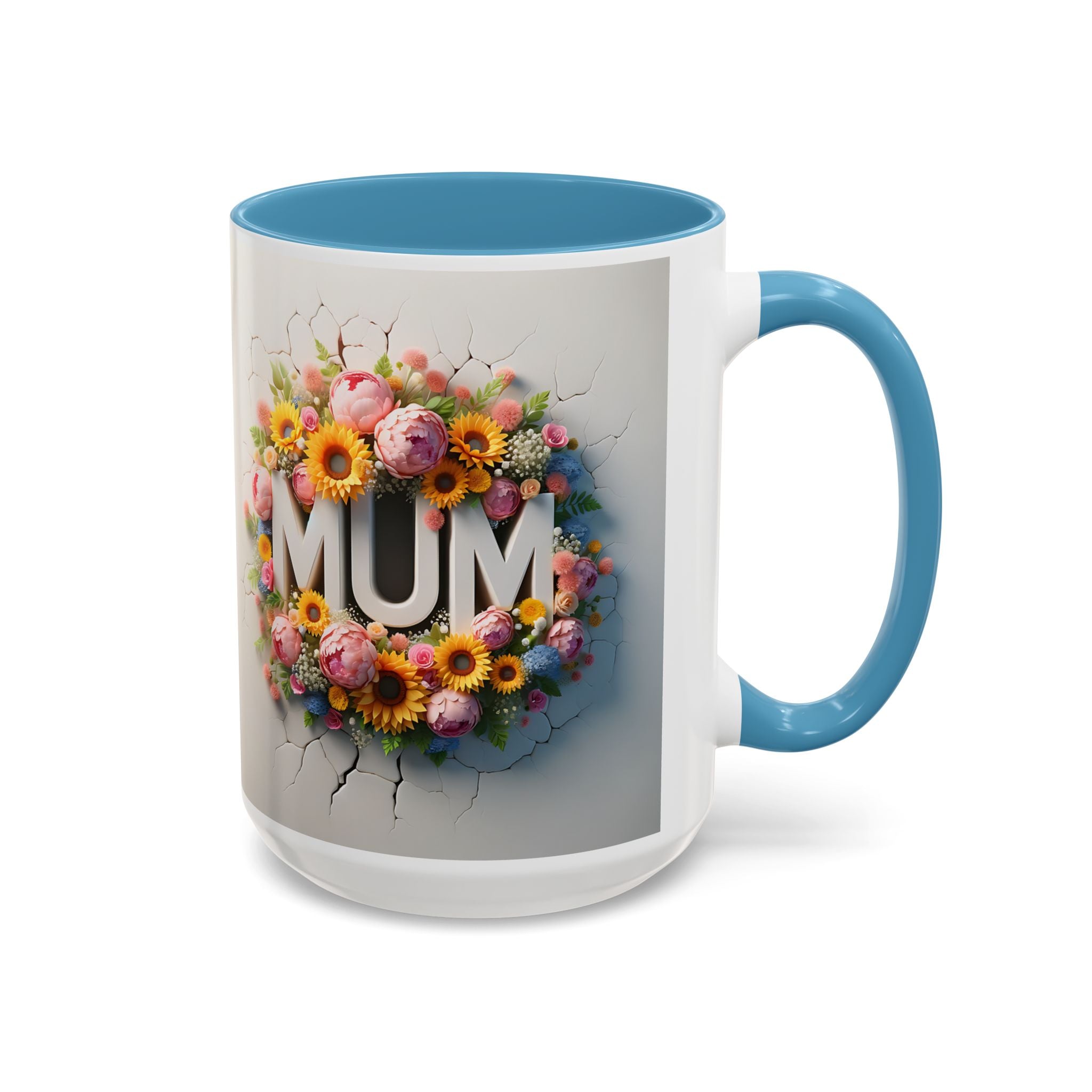 Love Mum Floral Coffee Mug