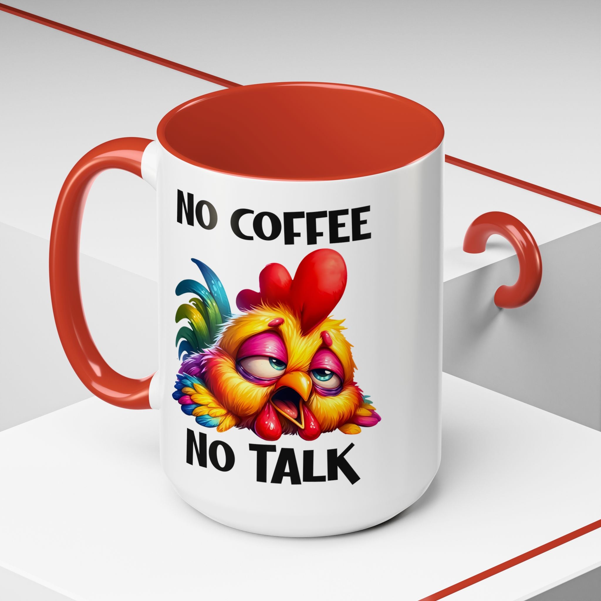 No Coffee, No Talk – Pre-Caffeine Warning Mug