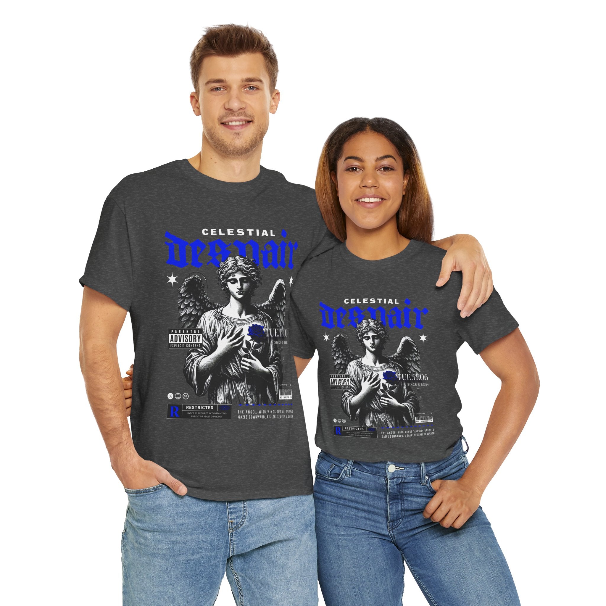 Celestial Despair Graphic T-Shirt Design