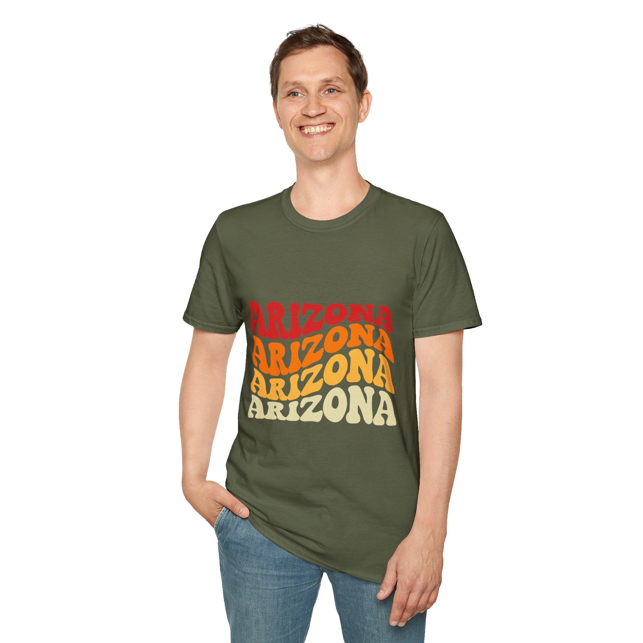 Arizona T-Shirt – Retro Arizona Graphic Tee, Desert Vibes Shirt, Unisex Southwest Travel Apparel