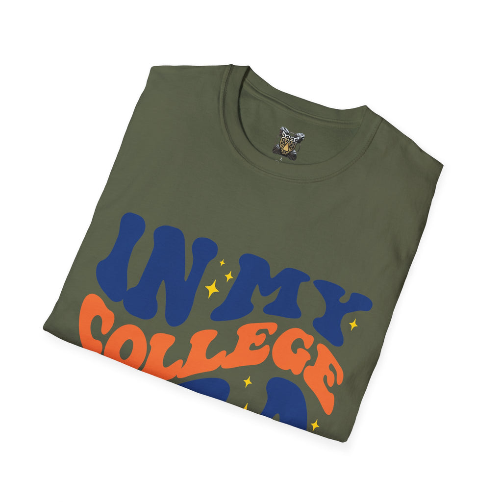 College Student T-Shirt – “In My College Era” Fun Campus Life Tee for Students, Grads, and School Spirit