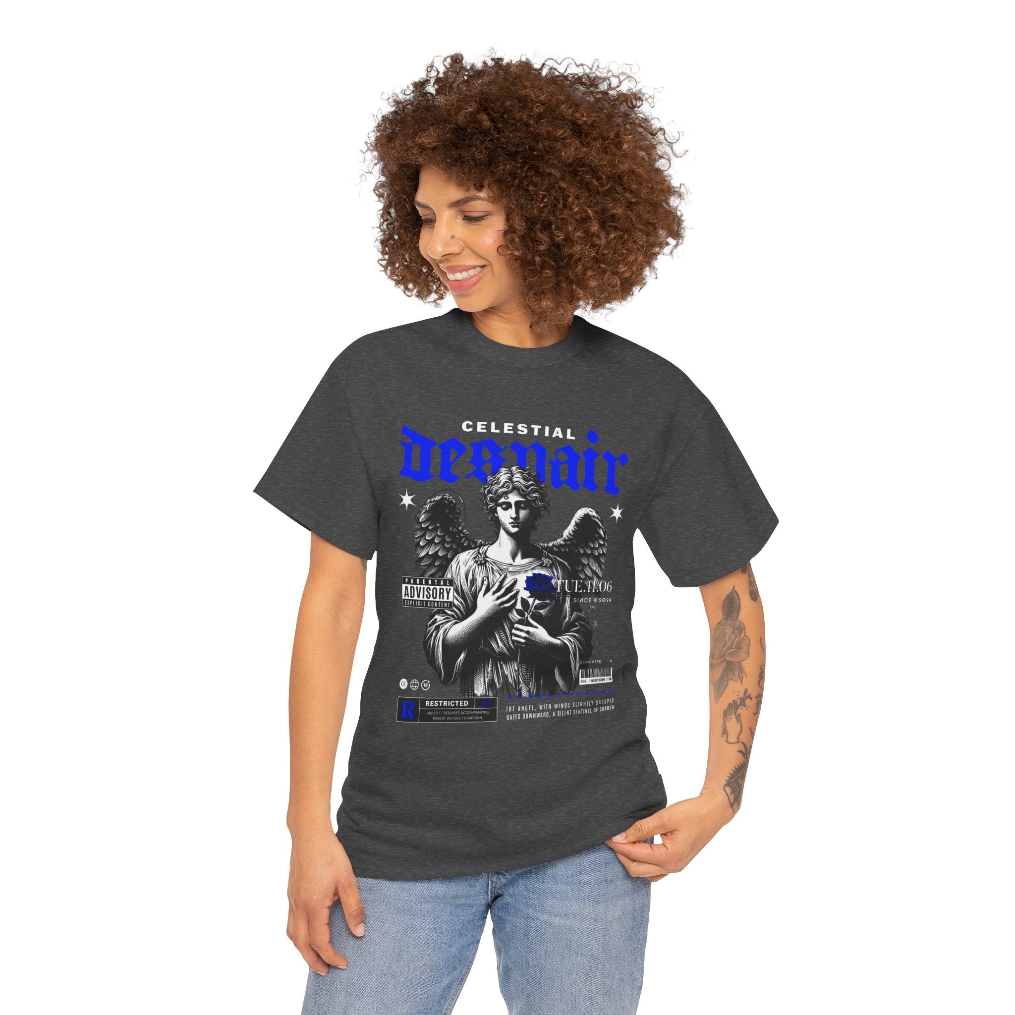 Celestial Despair Graphic T-Shirt Design