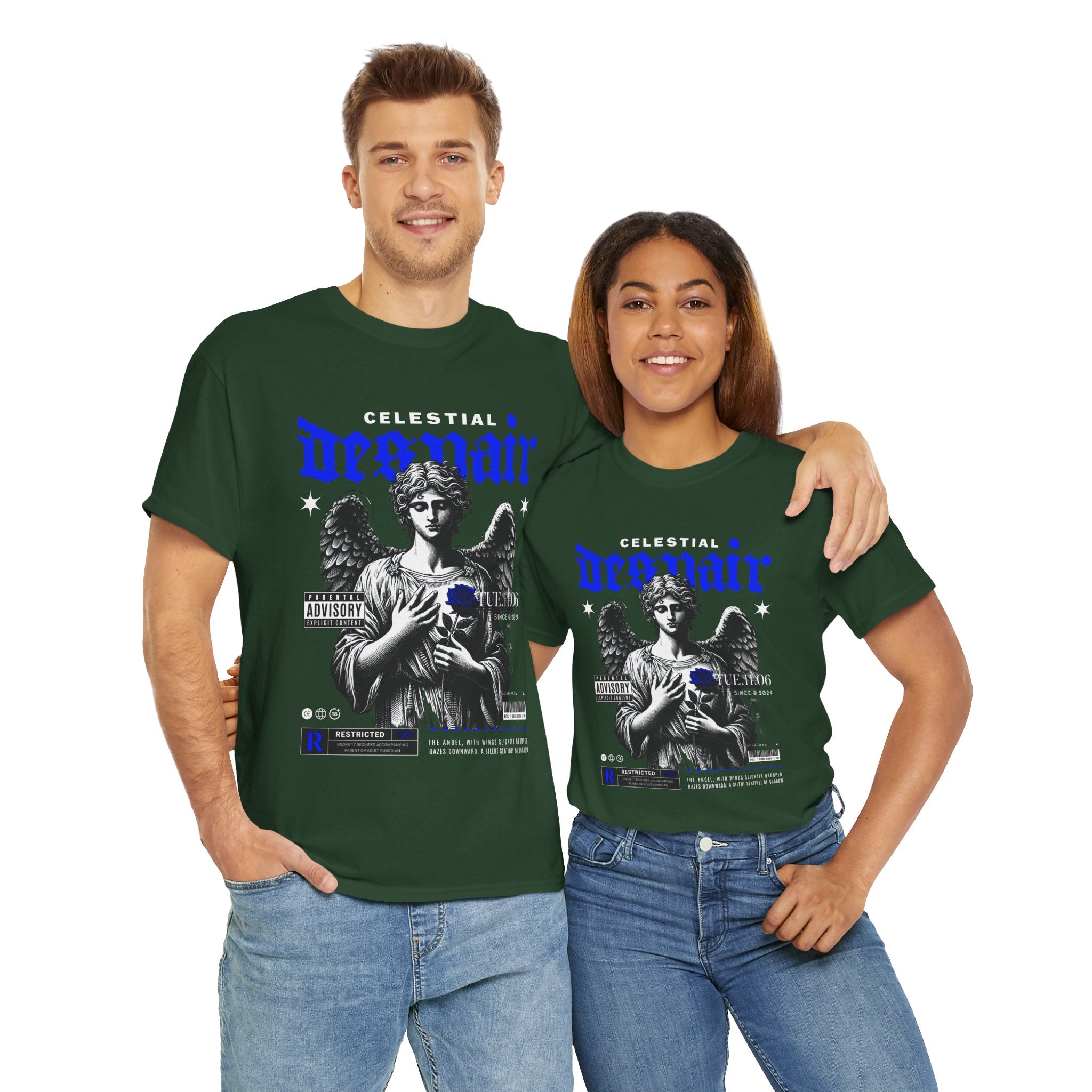 Celestial Despair Graphic T-Shirt Design