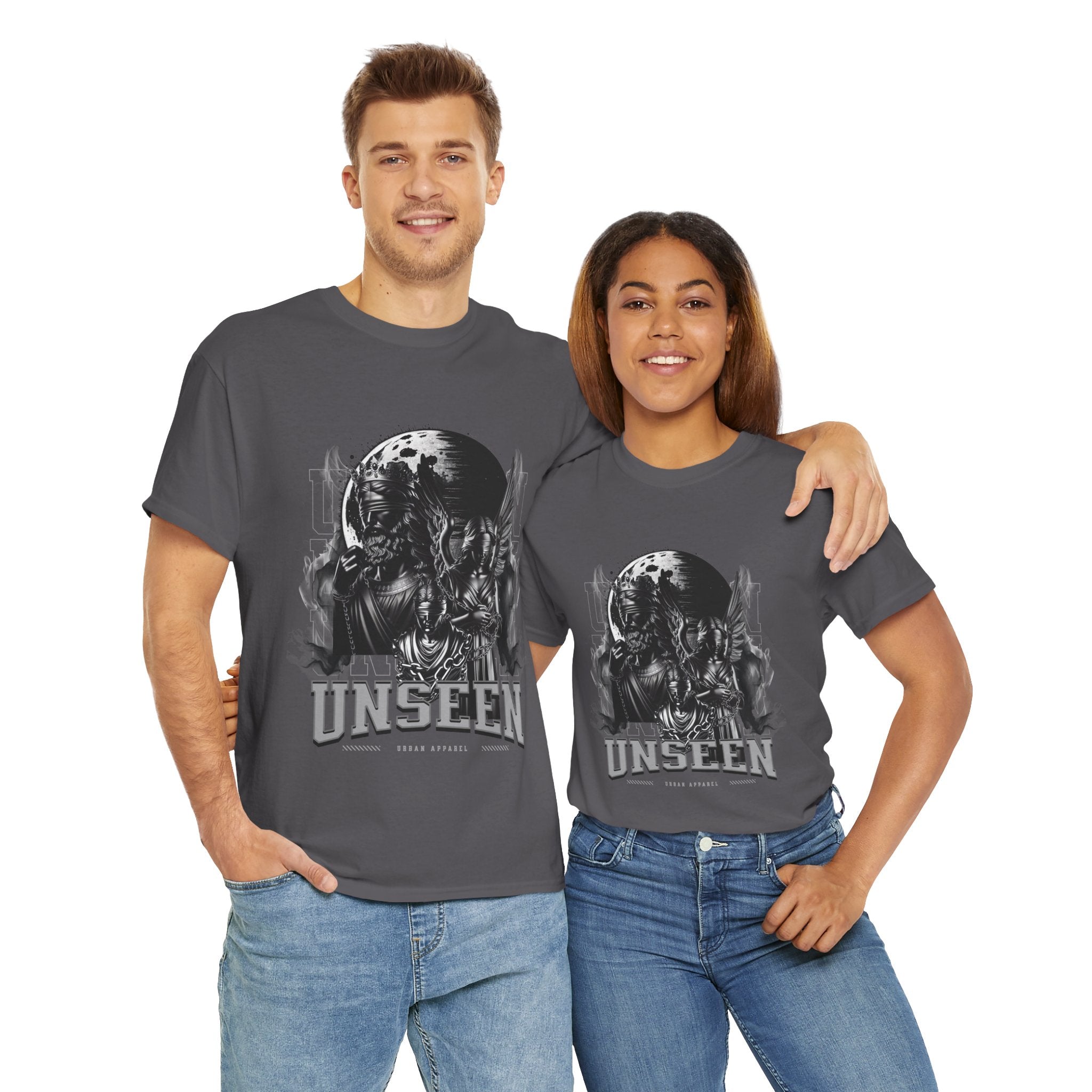 "Unseen" Blindfolded Figures with Chains - Dark Urban Apparel Digital Art