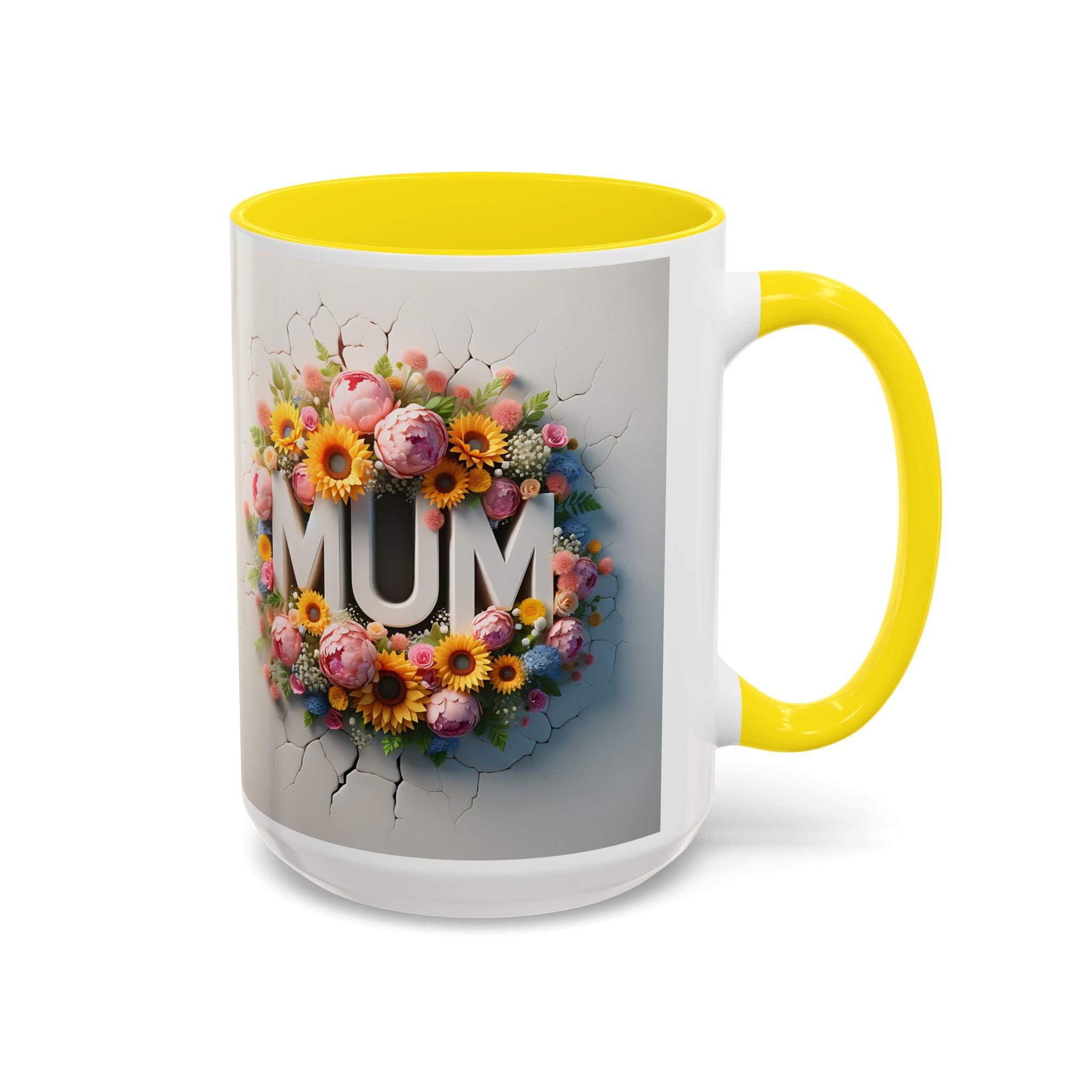 Love Mum Floral Coffee Mug
