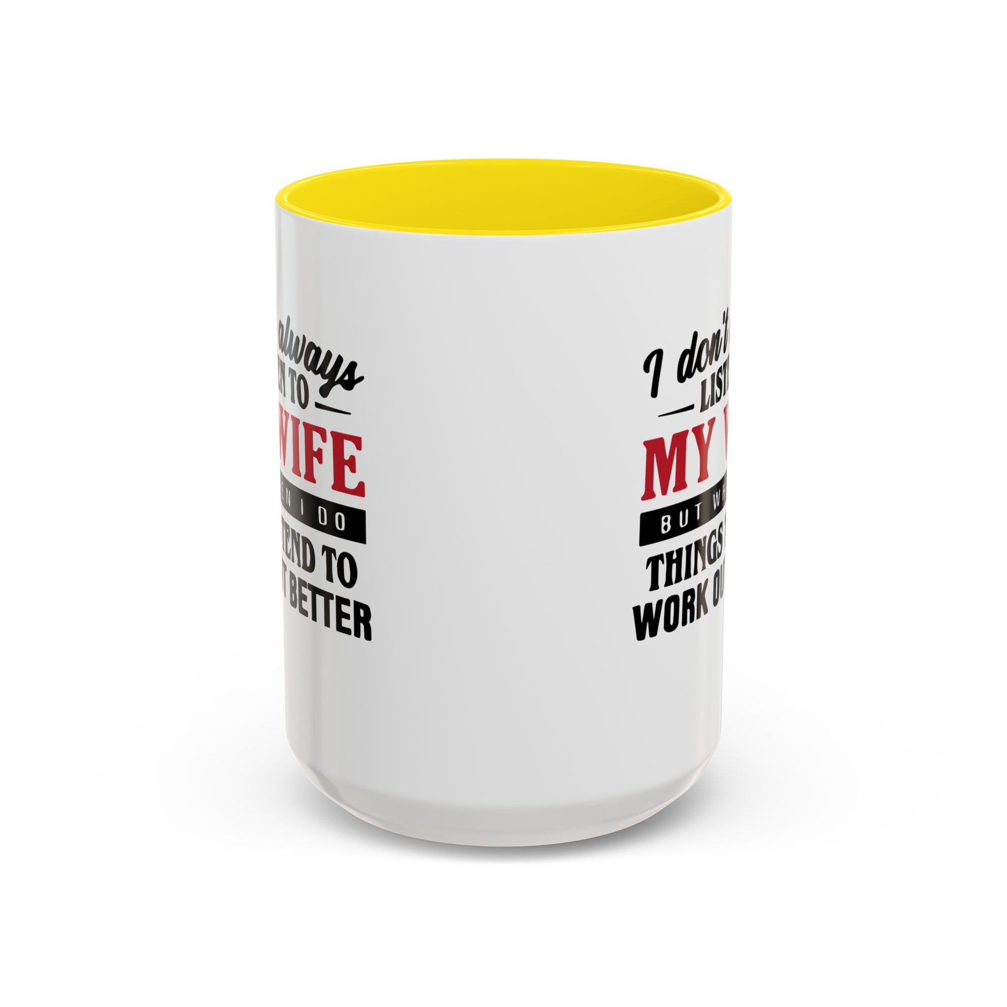Funny Husband Coffee Mug – 11oz & 15oz Humor Quote, Colorful Interior