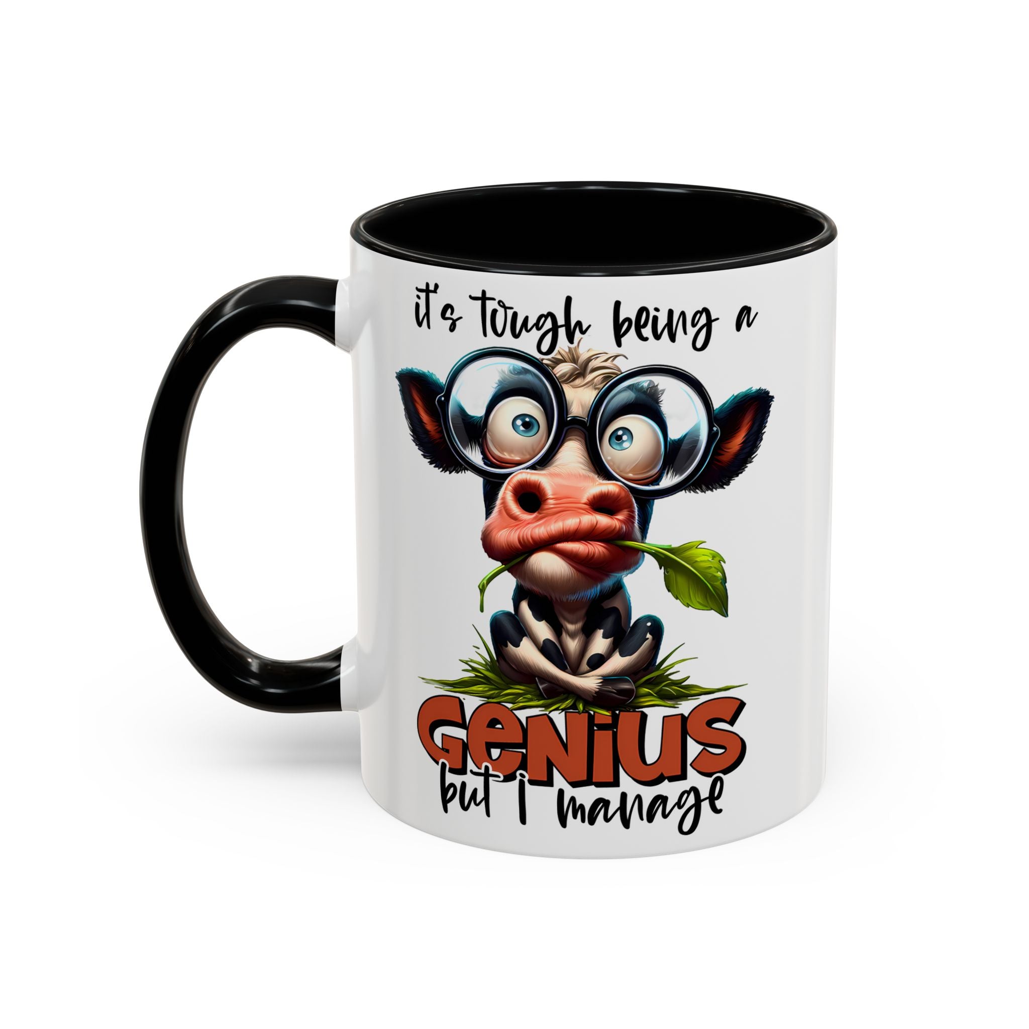Moo-dest Genius Coffee Mug